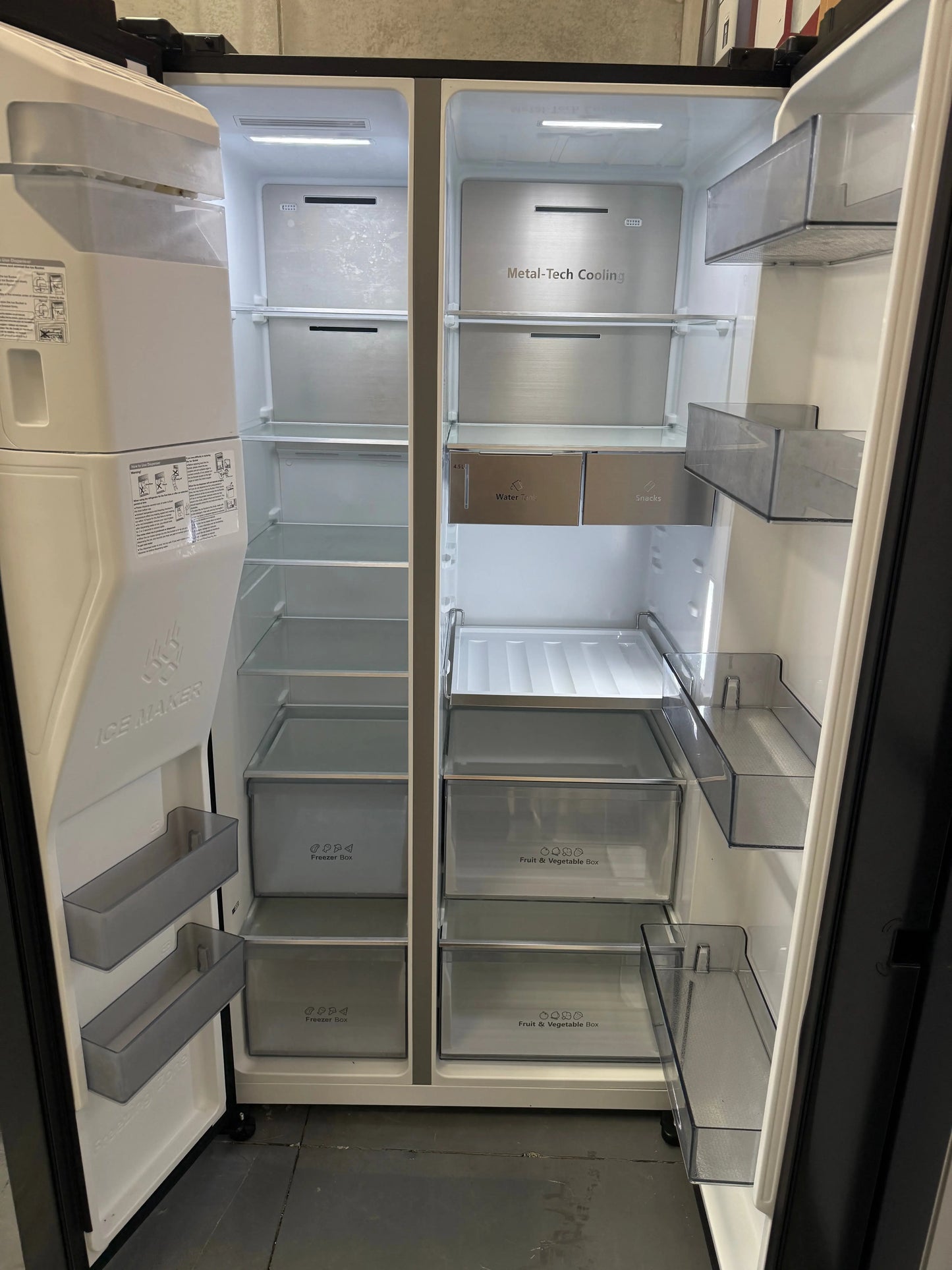 Hisense 632L Side-by-Side Fridge – Refurbished | HRSBS632BW | MELBOURNE