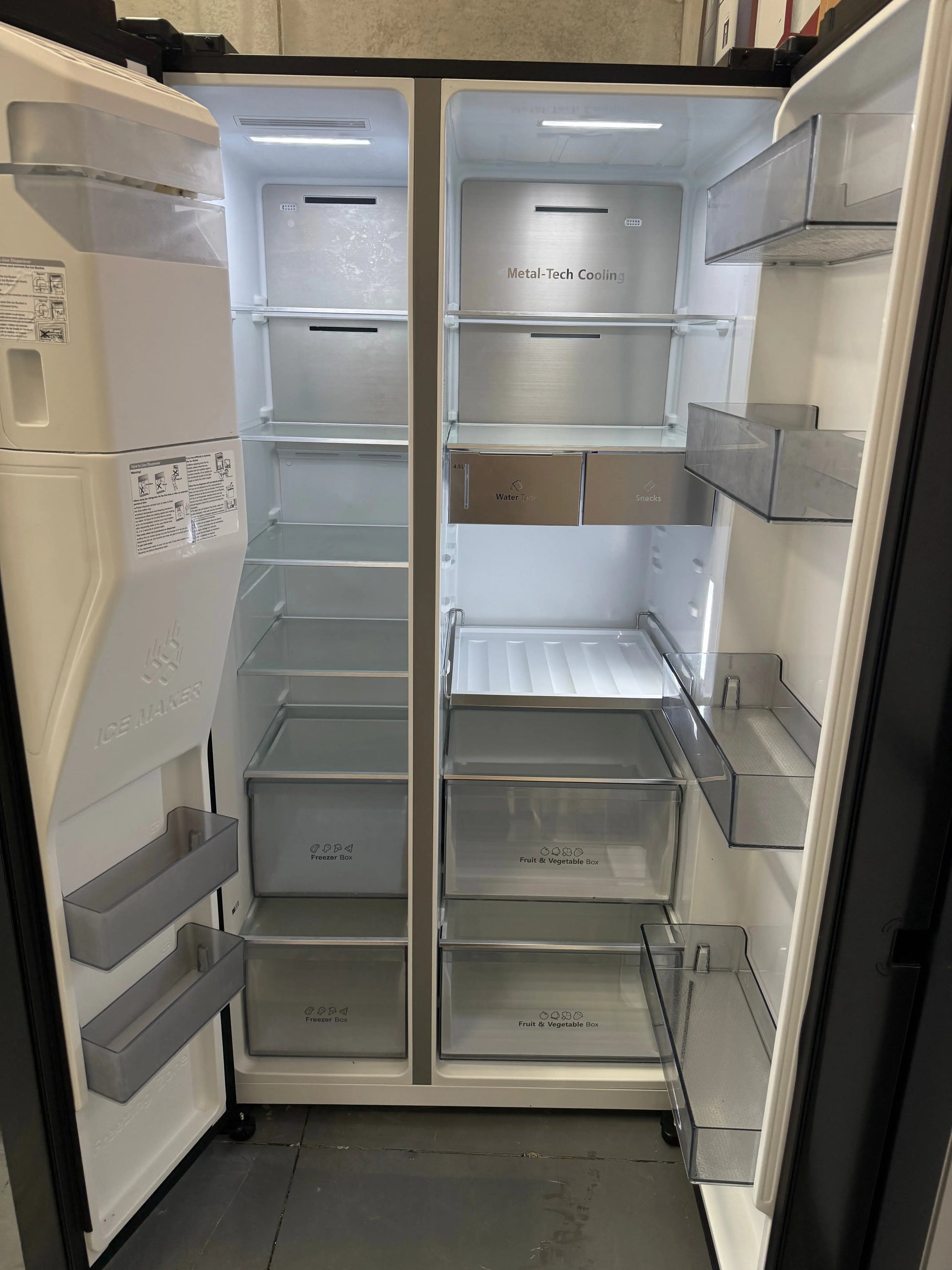 Hisense 632L Side-by-Side Fridge – Refurbished | HRSBS632BW | MELBOURNE