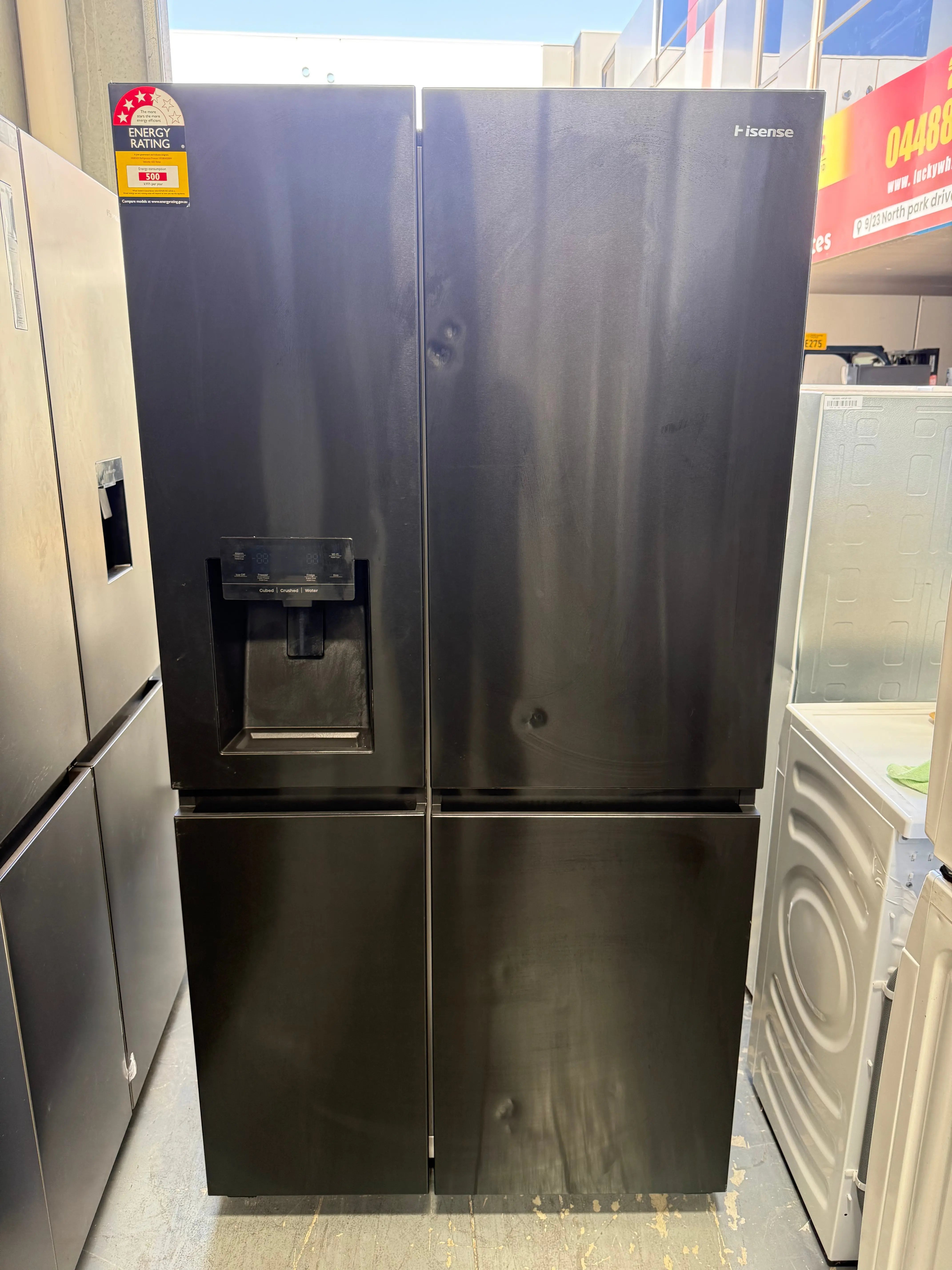 Hisense 632L Side-by-Side Fridge – Refurbished | HRSBS632BW | MELBOURNE