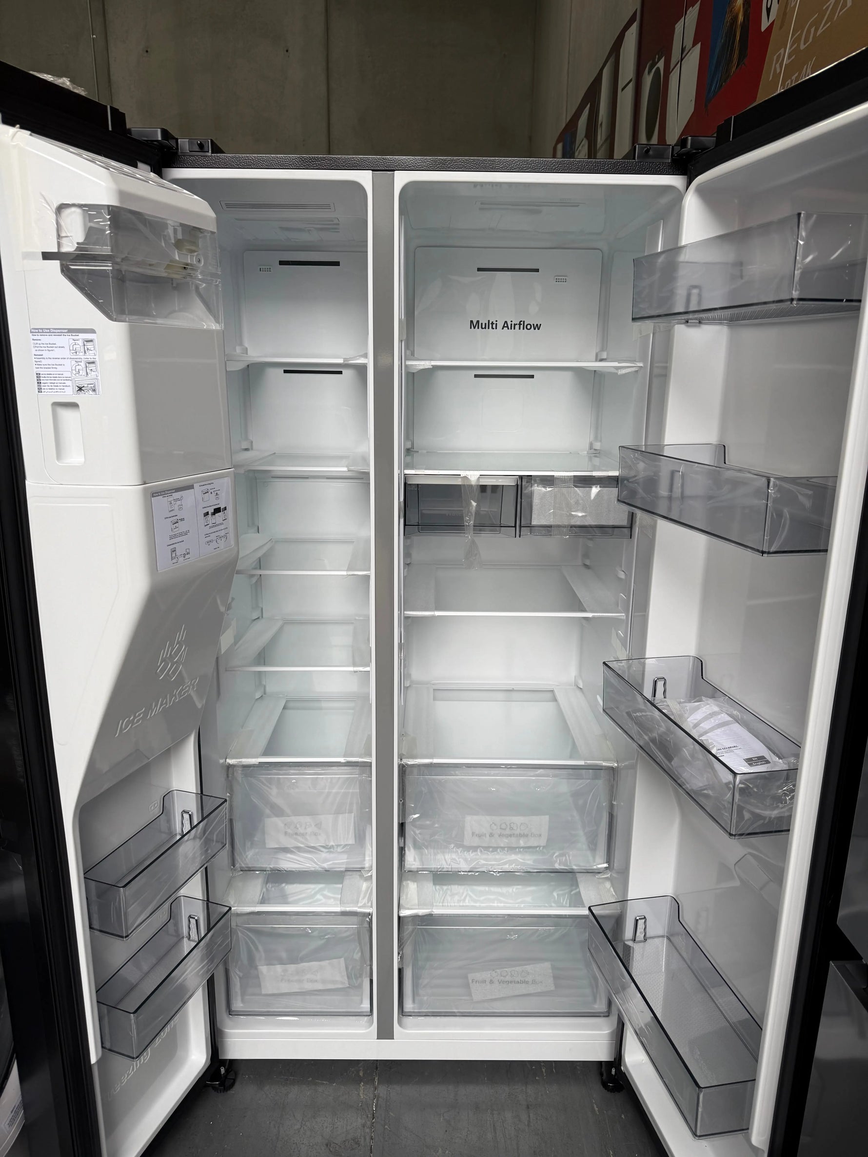 Hisense 633L Side-by-Side Fridge – Factory Seconds | HRSBS633BW | MELBOURNE