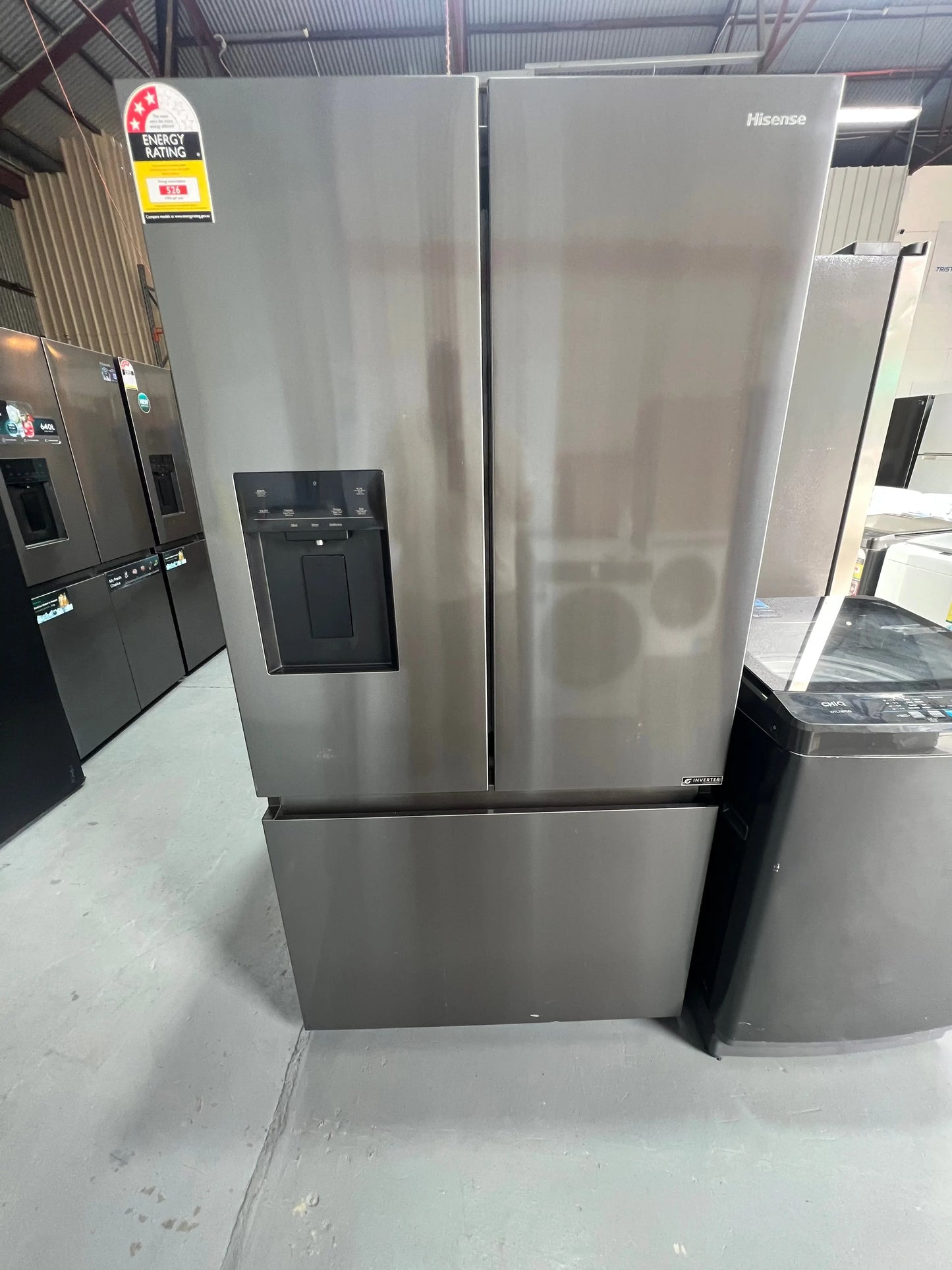 Hisense 634 Litres Fridge Freezer And Chiq 8 Kgs Washing Machine | ADELAIDE