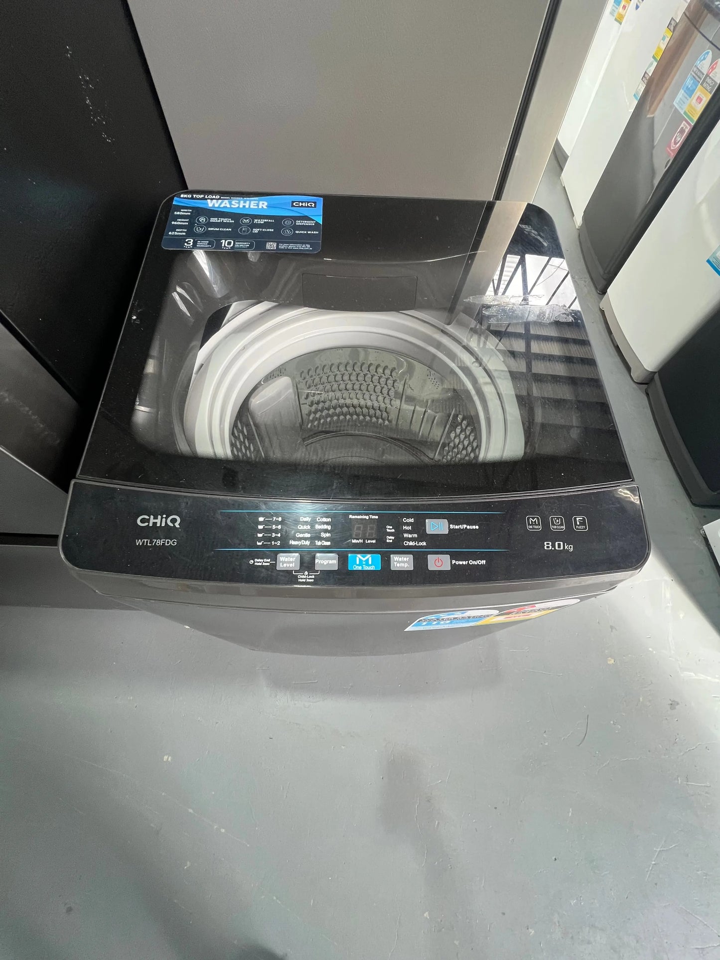 Hisense 634 Litres Fridge Freezer And Chiq 8 Kgs Washing Machine | ADELAIDE