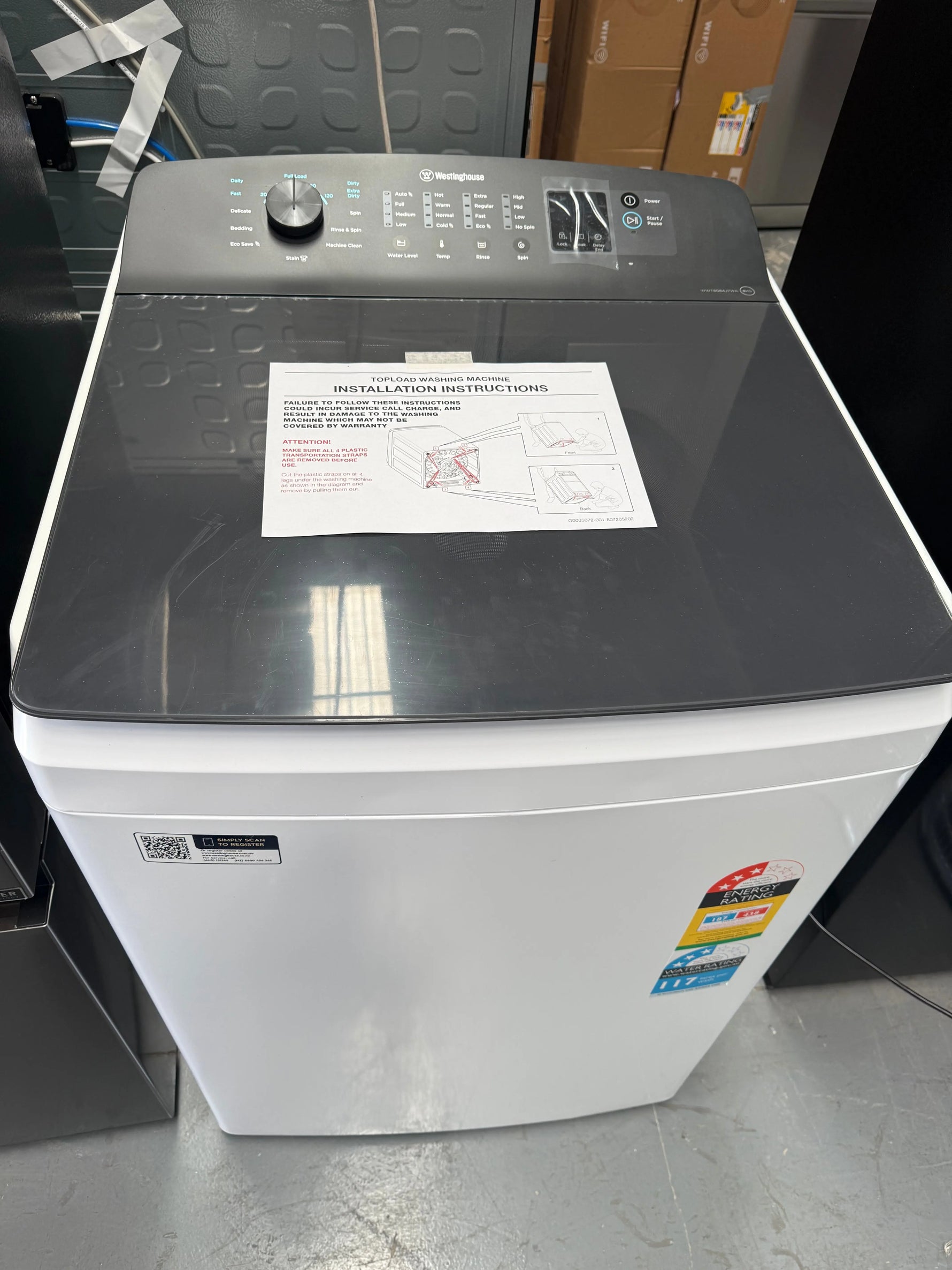 Hisense 634L French Door Fridge HRFD634BW + Westinghouse 8kg Top Load Washing Machine WWT8084J7WA – Factory Seconds | MELBOURNE