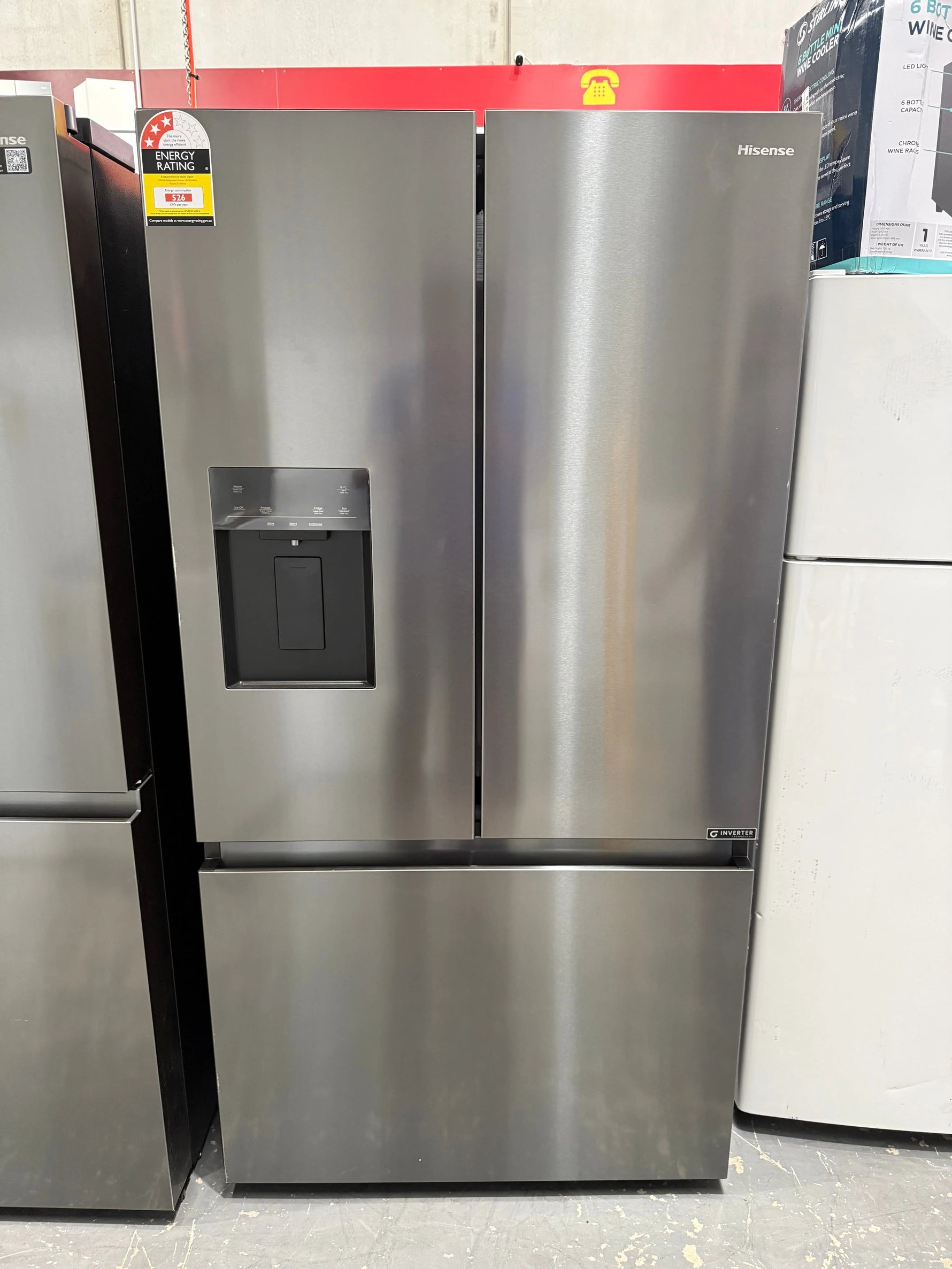 Hisense 634L French Door Refrigerator – Factory Seconds | MELBOURNE