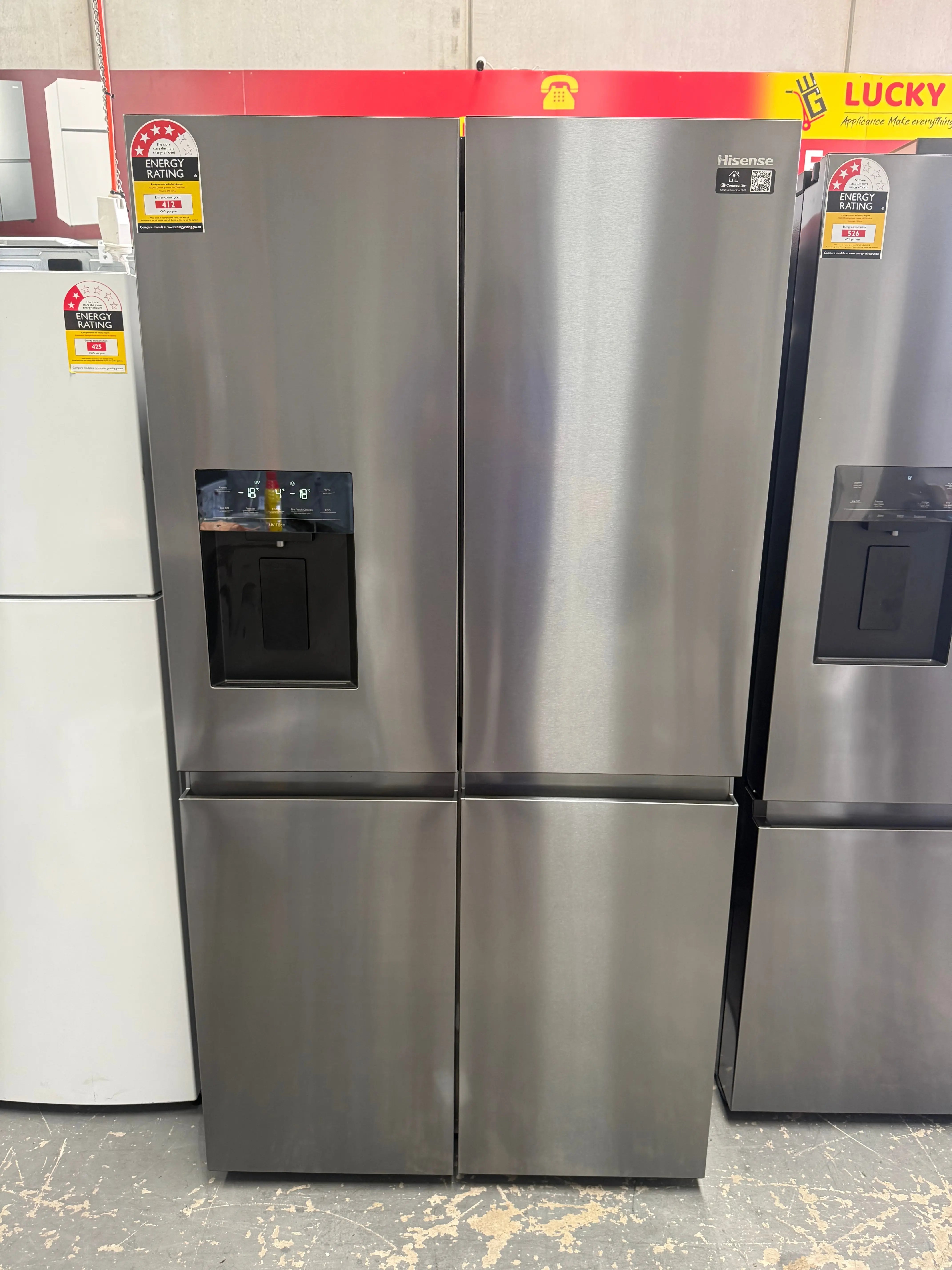 Hisense 640 L Quad Door Fridge – Refurbished | MELBOURNE