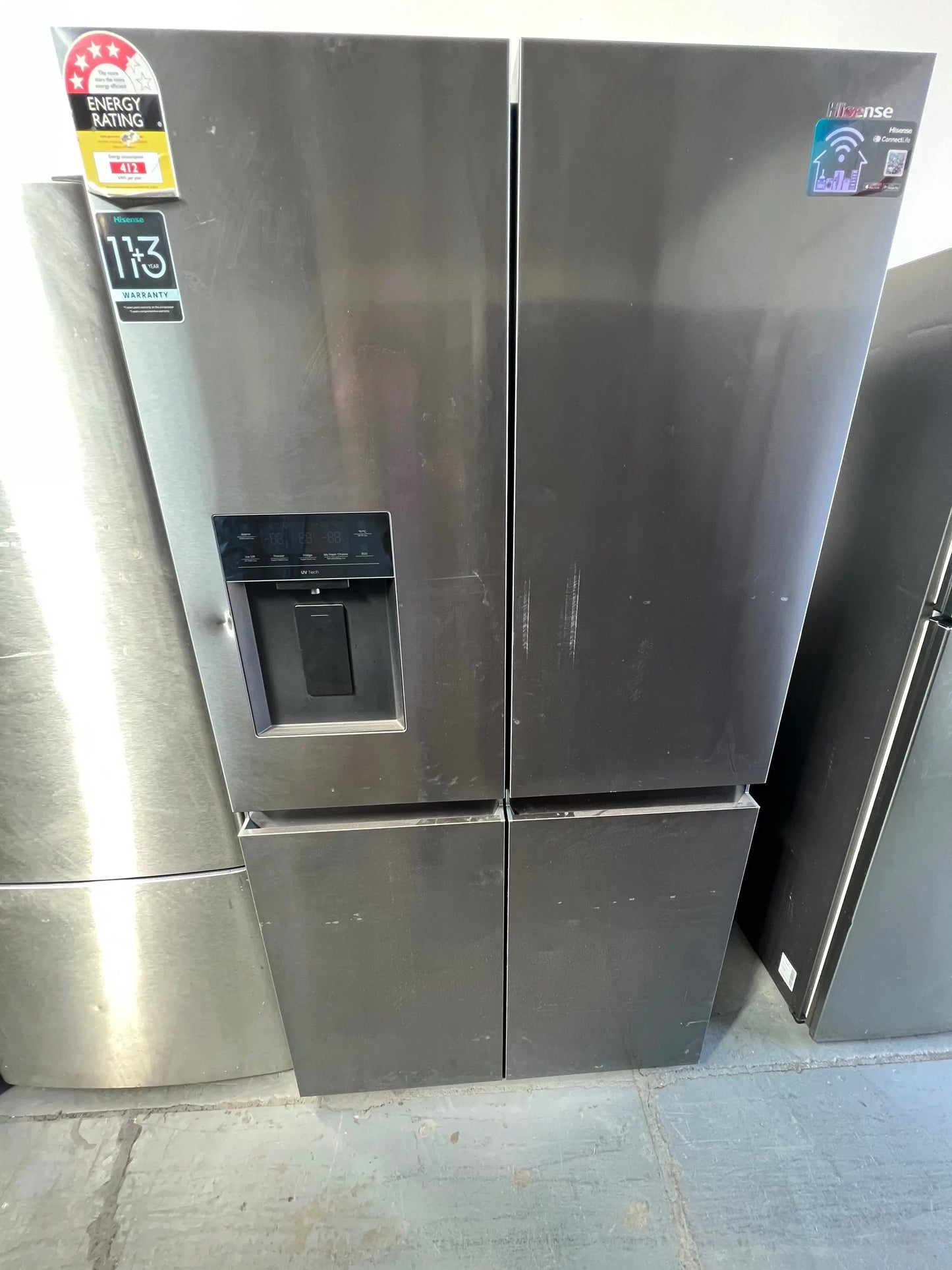 Hisense 640 Litres Fridge Freezer | ADELAIDE