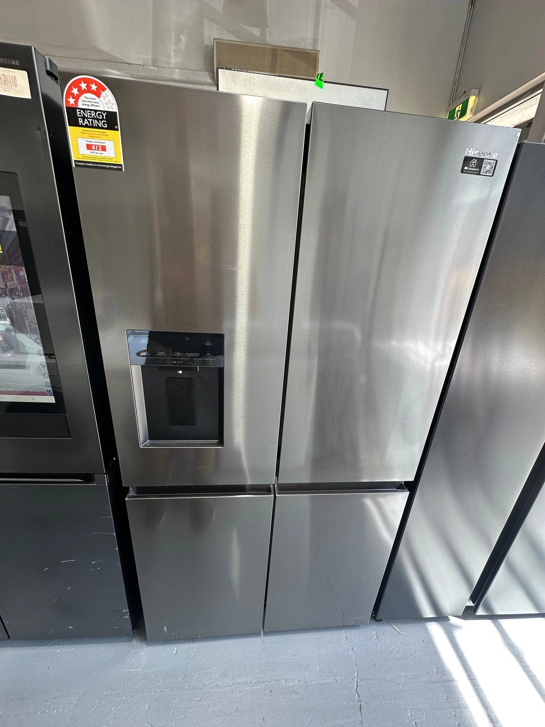 Hisense 640 ltr quad door fridge freezer Model no -Hrcd640tbw | ALEXANDRIA