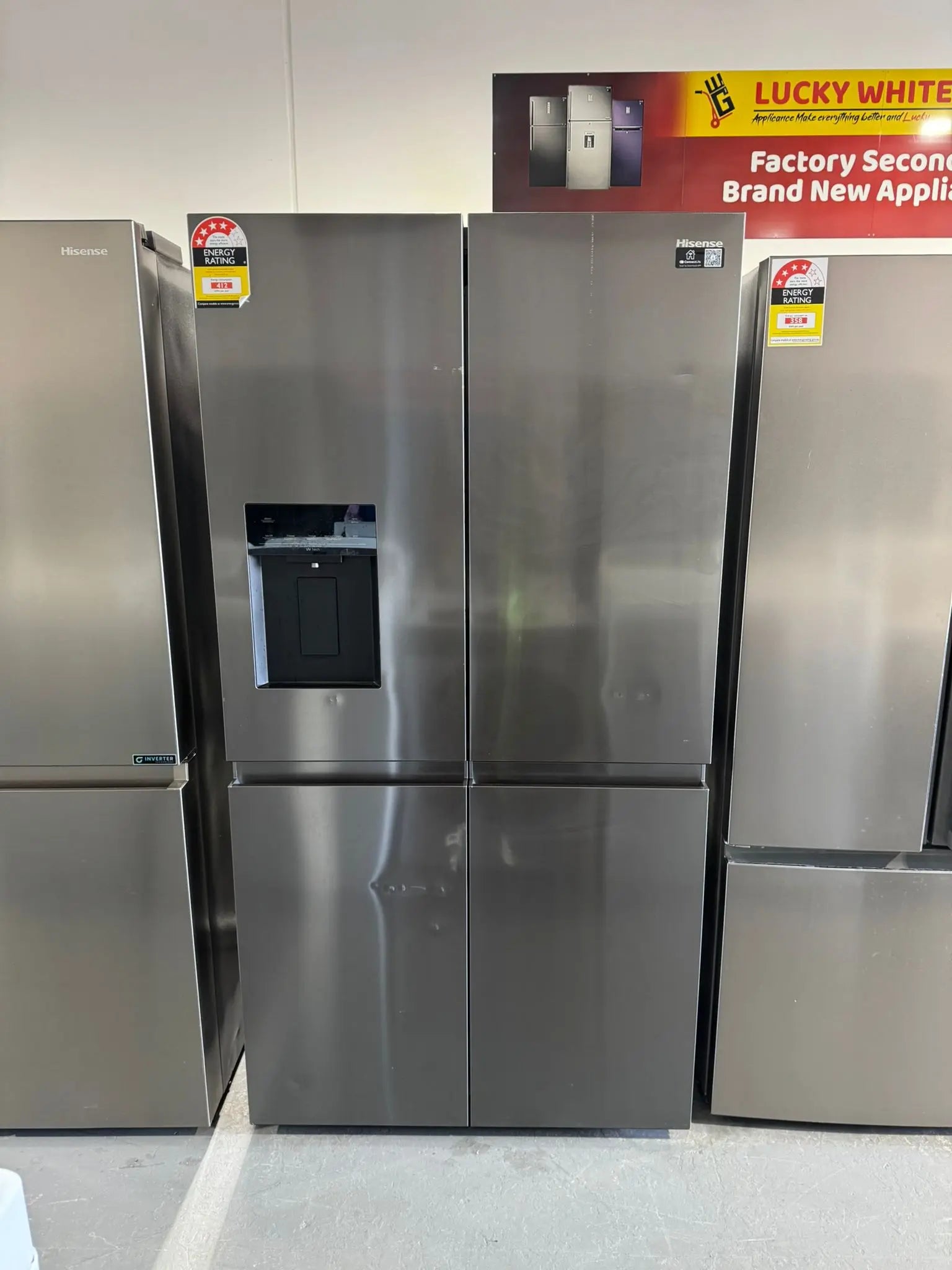 Hisense 640L French Door Fridge Freezer (Refurbished) | PERTH