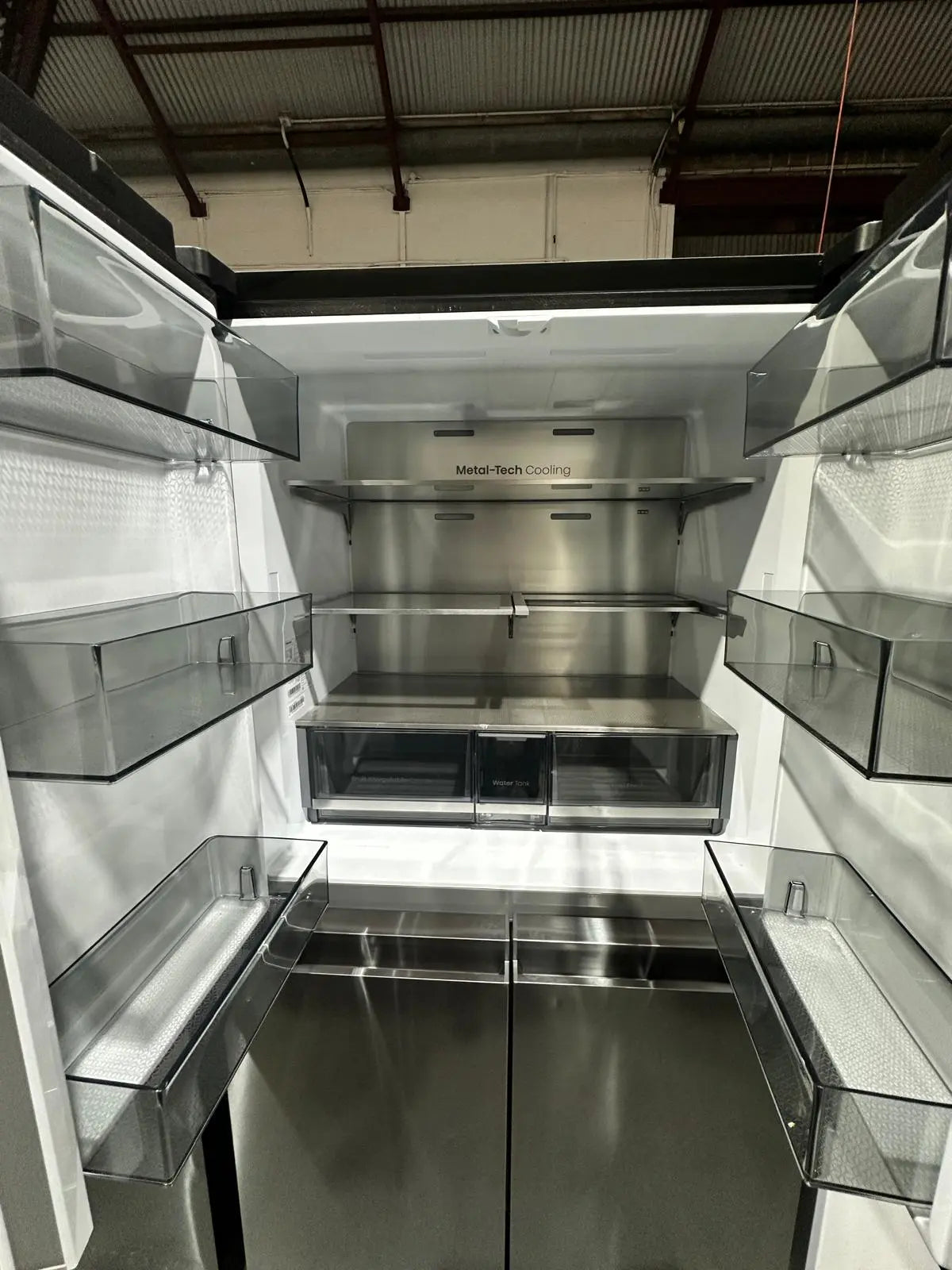 Hisense 640L Quad Door Fridge Freezer HRCD640TBW – Refurbished (Inverter, Frost Free, Ice & Water, Smart Wi-Fi) | ADELAIDE
