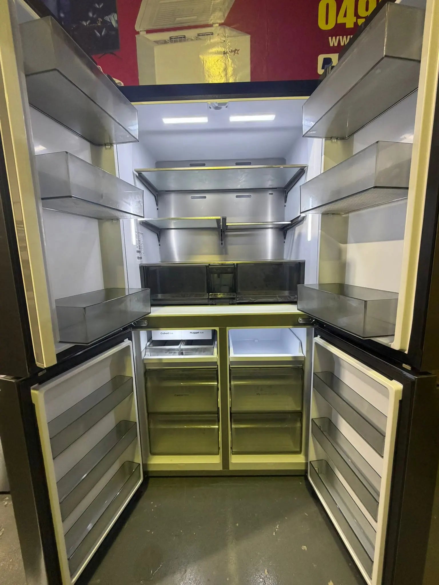 Hisense 640L Quad Door Refrigerator – HRCD640TBW – Refurbished – Spacious & Stylish | BRISBANE