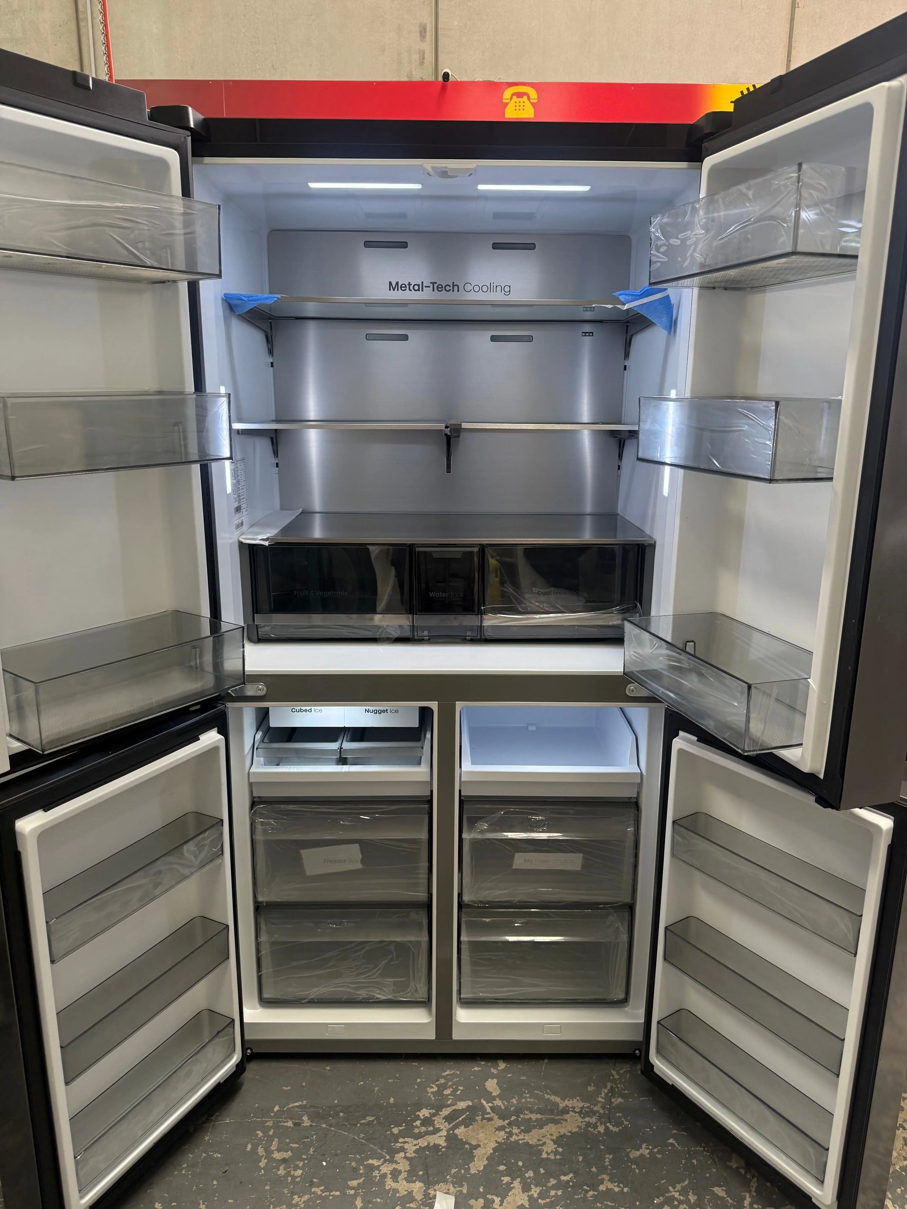 Hisense 640L Quad door Fridge – Near to New | HRCD640TBWB | MELBOURNE