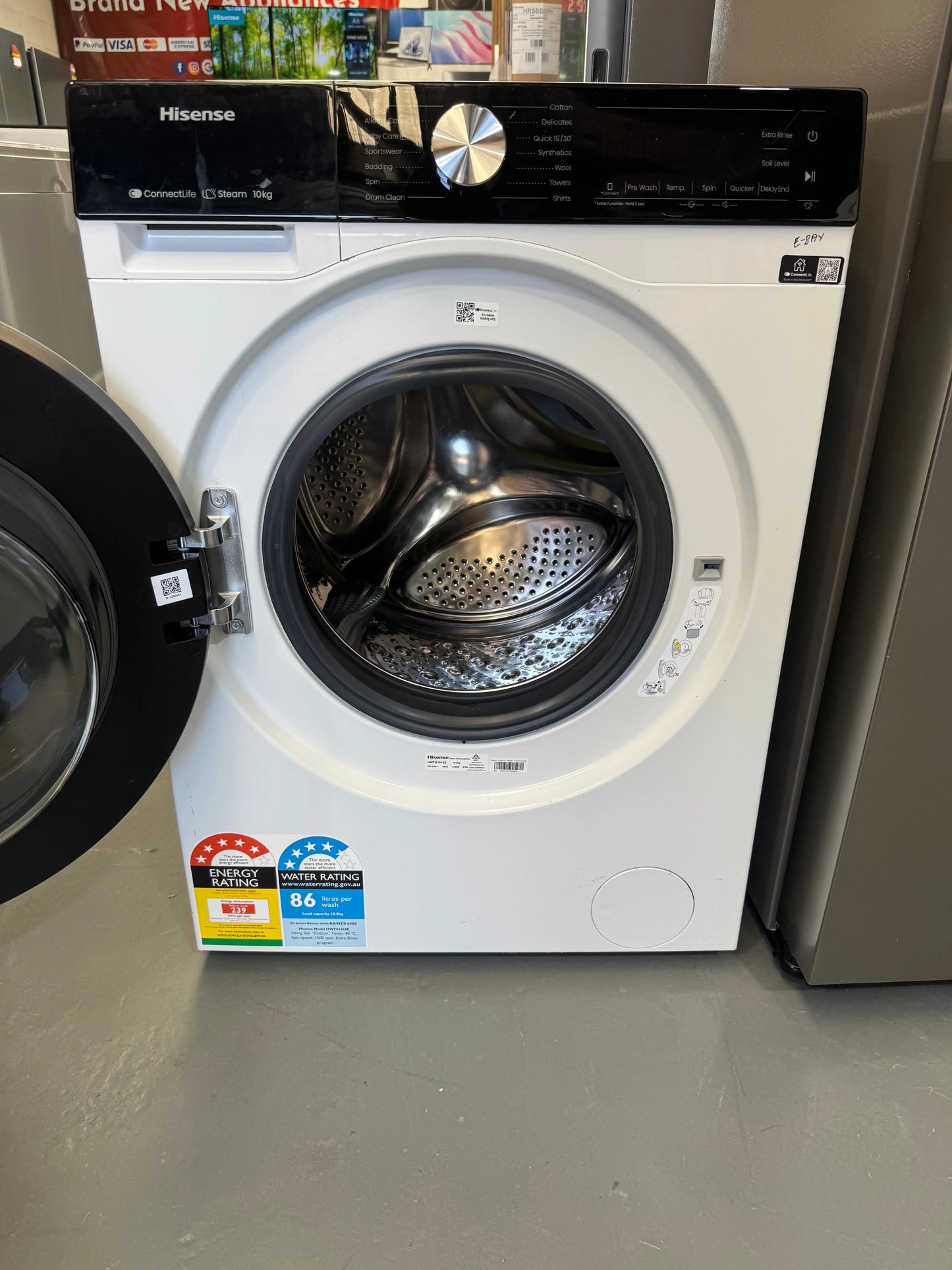 Hisense 649L Fridge + 10kg Washer – Large Capacity Set w/ Warranty | SYDNEY
