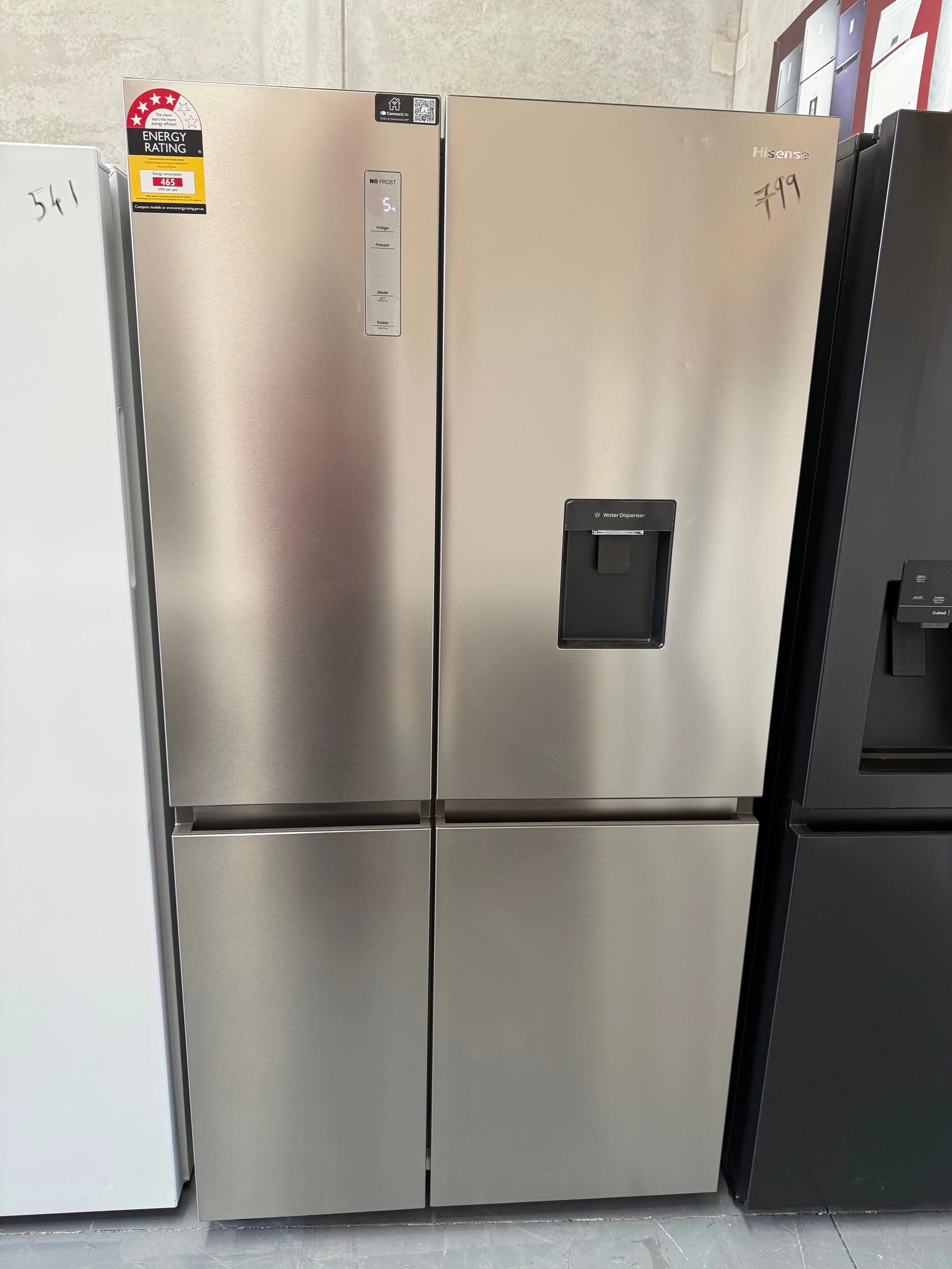 Hisense 649L Side by Side Fridge – Refurbished | HRSBS649SW | MELBOURNE