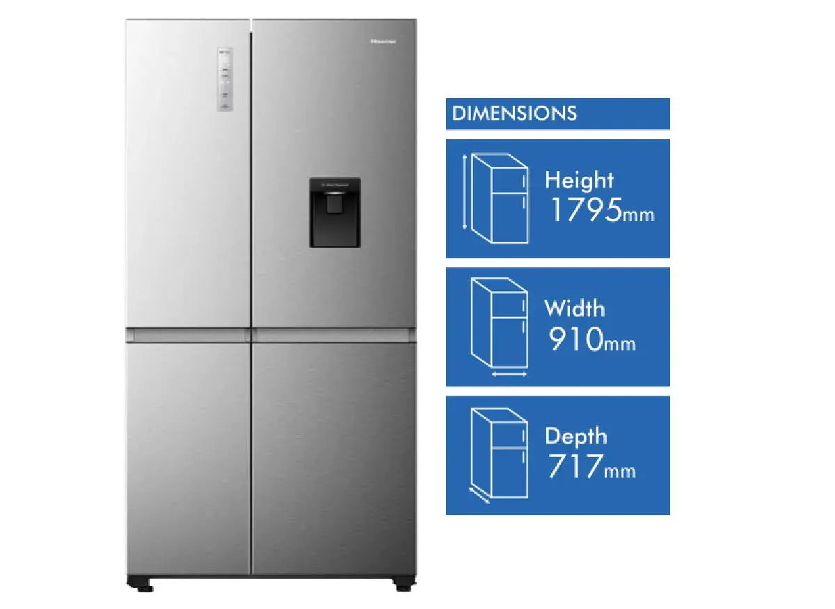 Hisense 649L Side by Side Refrigerator HRSBS649SW | ALEXANDRIA