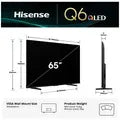Hisense 65 Inch Q6QAU 4K Smart QLED TV [2025] 65Q6QAU | ALEXANDRIA