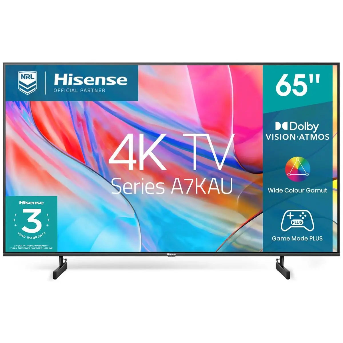 Hisense 65-inch A7KAU 4K UHD LED Smart TV
65A7KAU | SYDNEY
