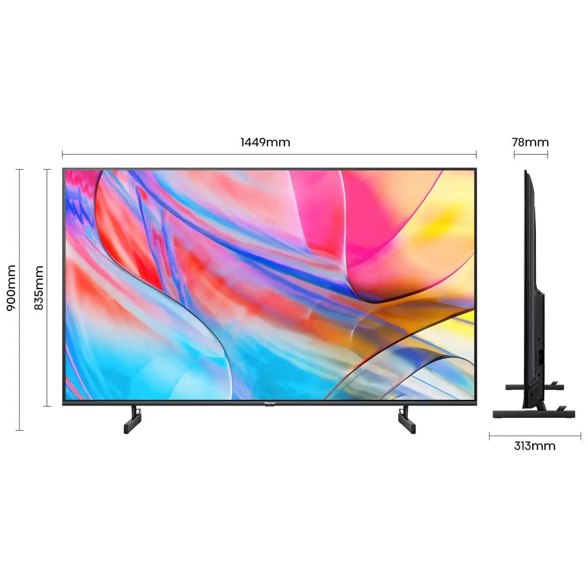 Hisense 65-inch A7KAU 4K UHD LED Smart TV
65A7KAU | SYDNEY