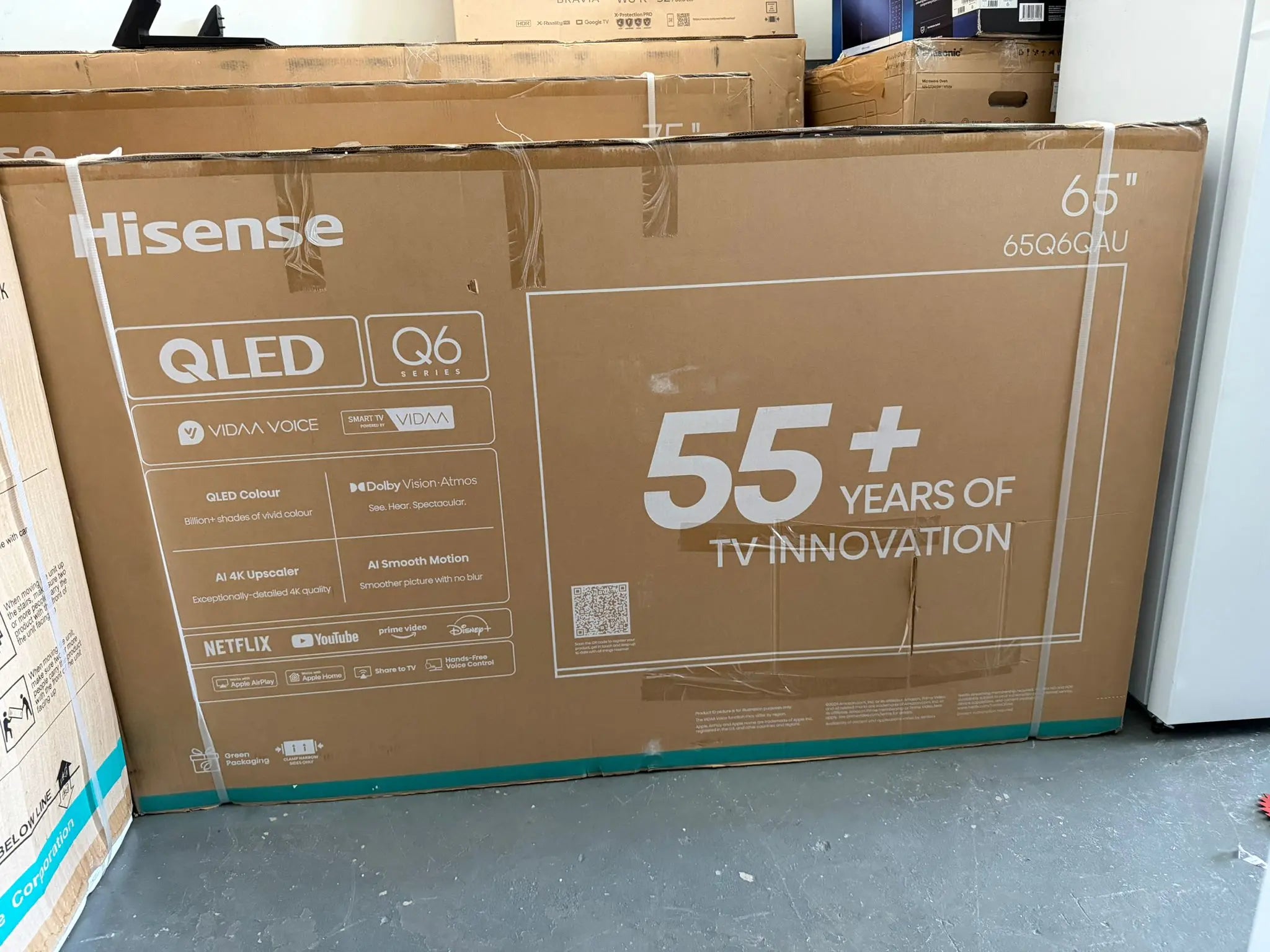 Hisense 65″ QLED 4K Smart TV – 65Q6QAU – Refurbished | BRISBANE