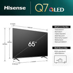Hisense 65" U7QAU ULED Mini-LED 4K QLED 165Hz Smart TV  - Refurbished | SYDNEY