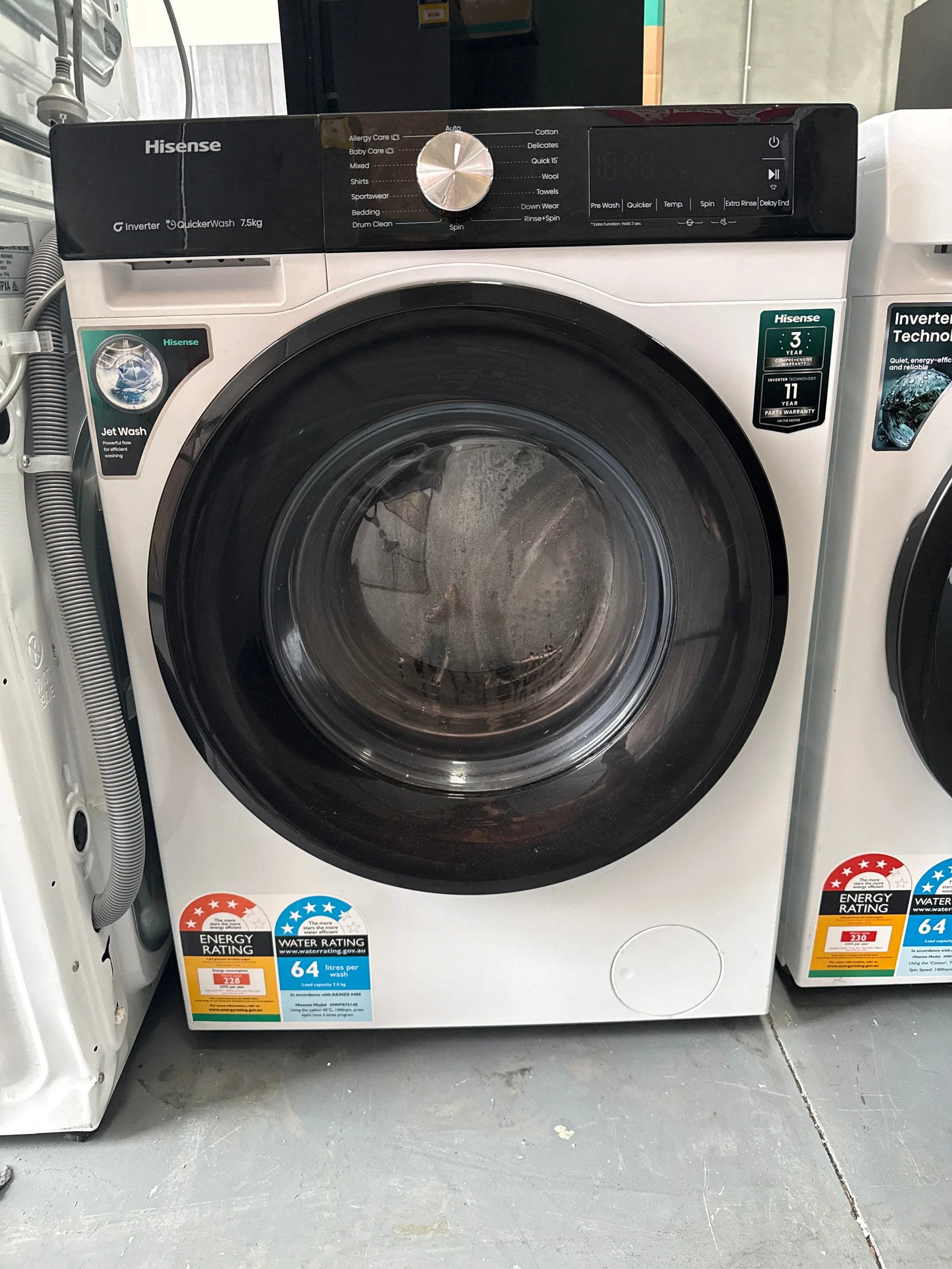 Hisense 7.5 Kgs washing machine | MELBOURNE