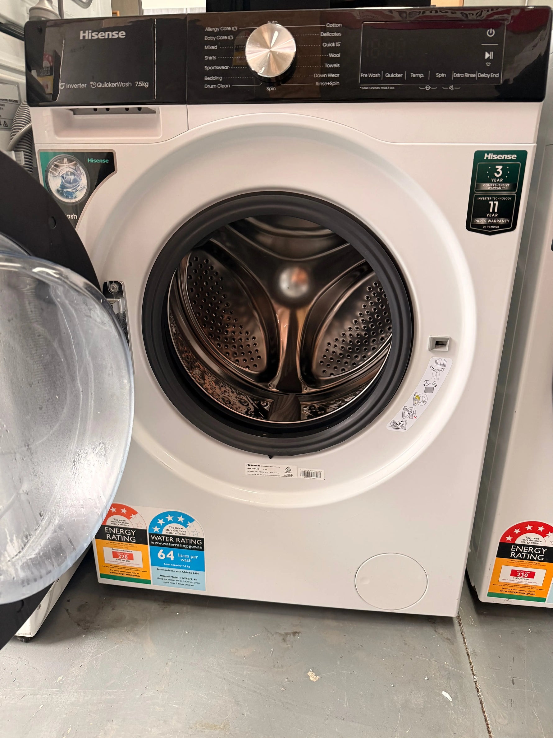Hisense 7.5 Kgs washing machine | MELBOURNE