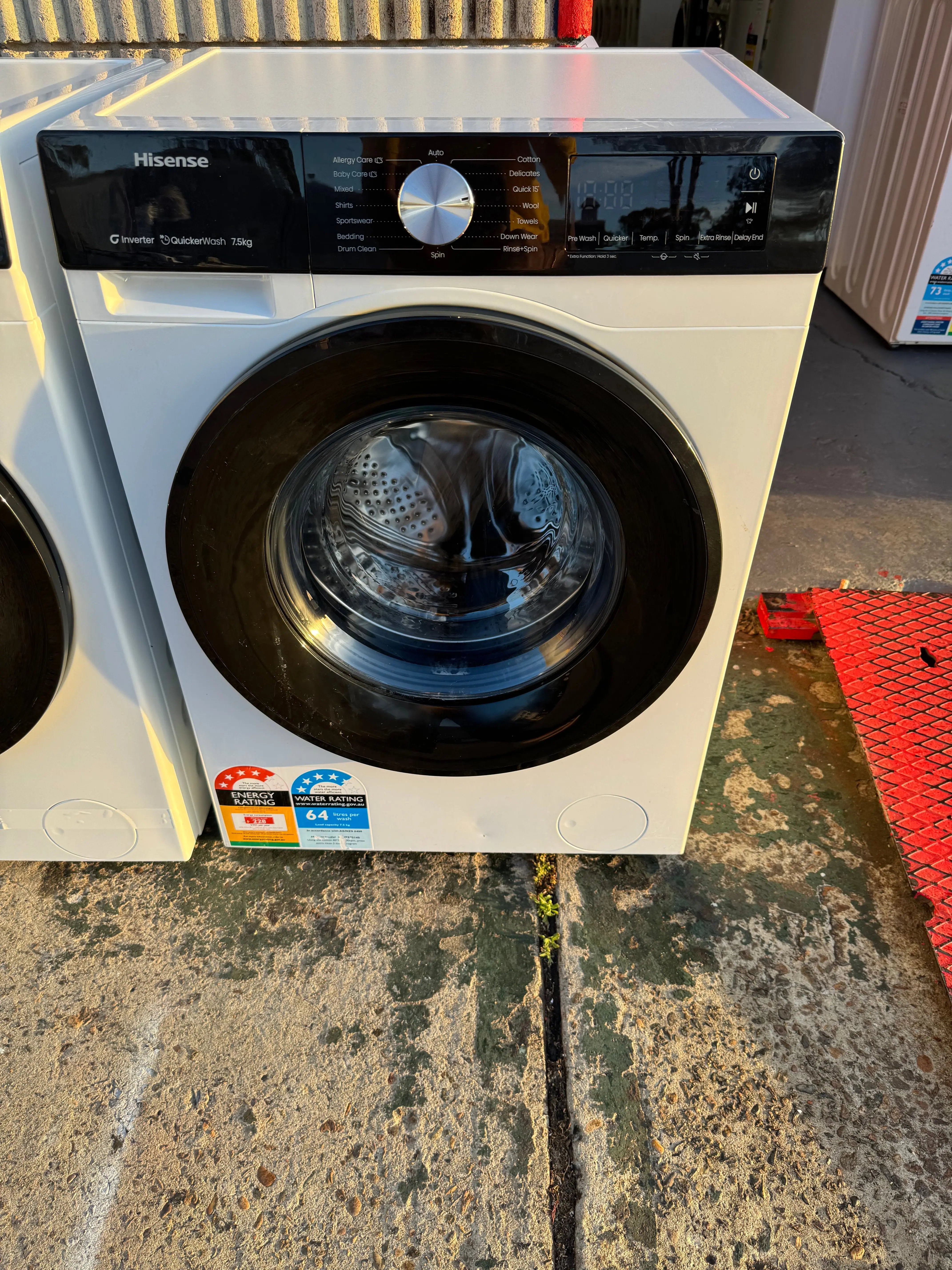 Hisense 7.5 kg front loader washer | SYDNEY