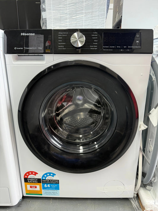 Hisense 7.5kg Front Load Washing Machine – Factory seconds | HWFS7514S | MELBOURNE