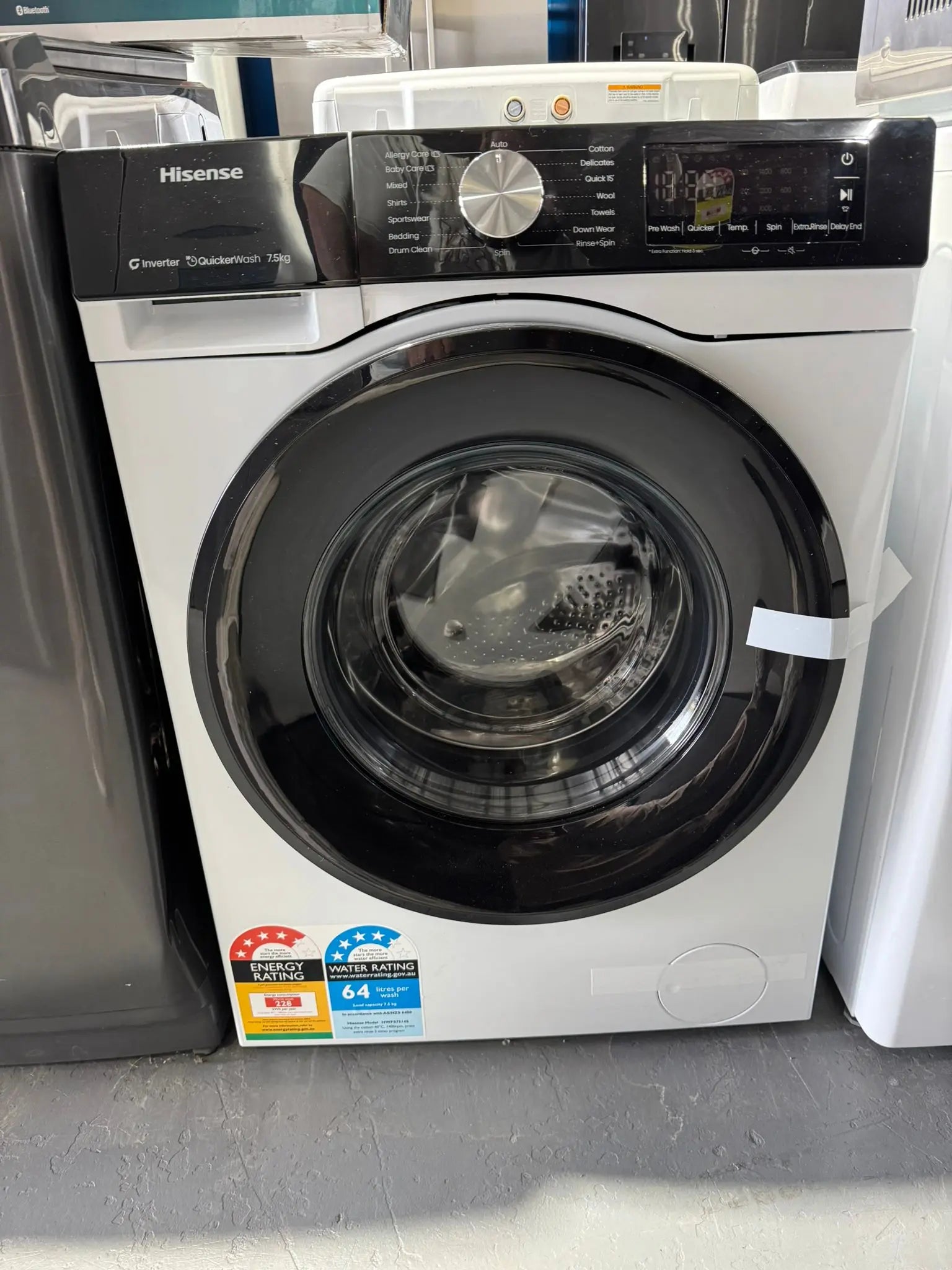 Hisense 7.5kg Front Load Washing Machine (Factory Seconds) | PERTH