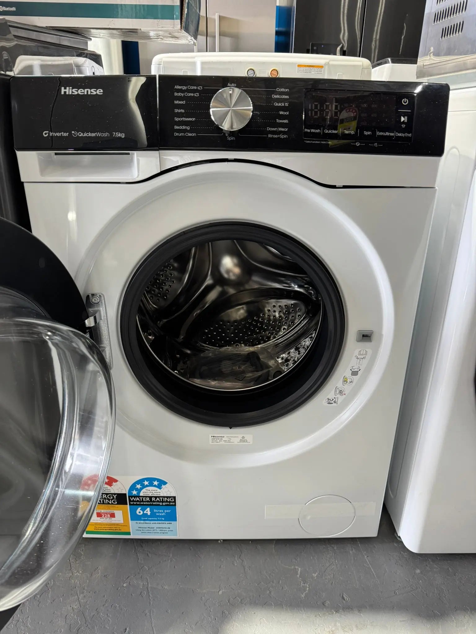 Hisense 7.5kg Front Load Washing Machine (Factory Seconds) | PERTH