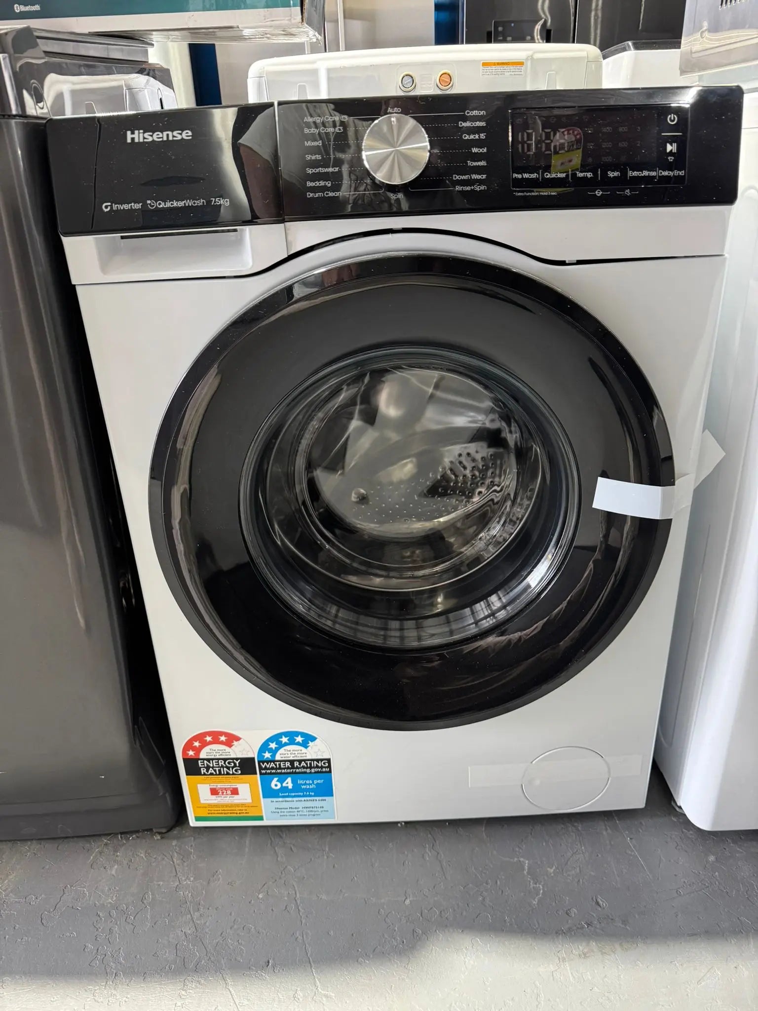 Hisense 7.5kg Front Load Washing Machine (Factory Seconds) | PERTH