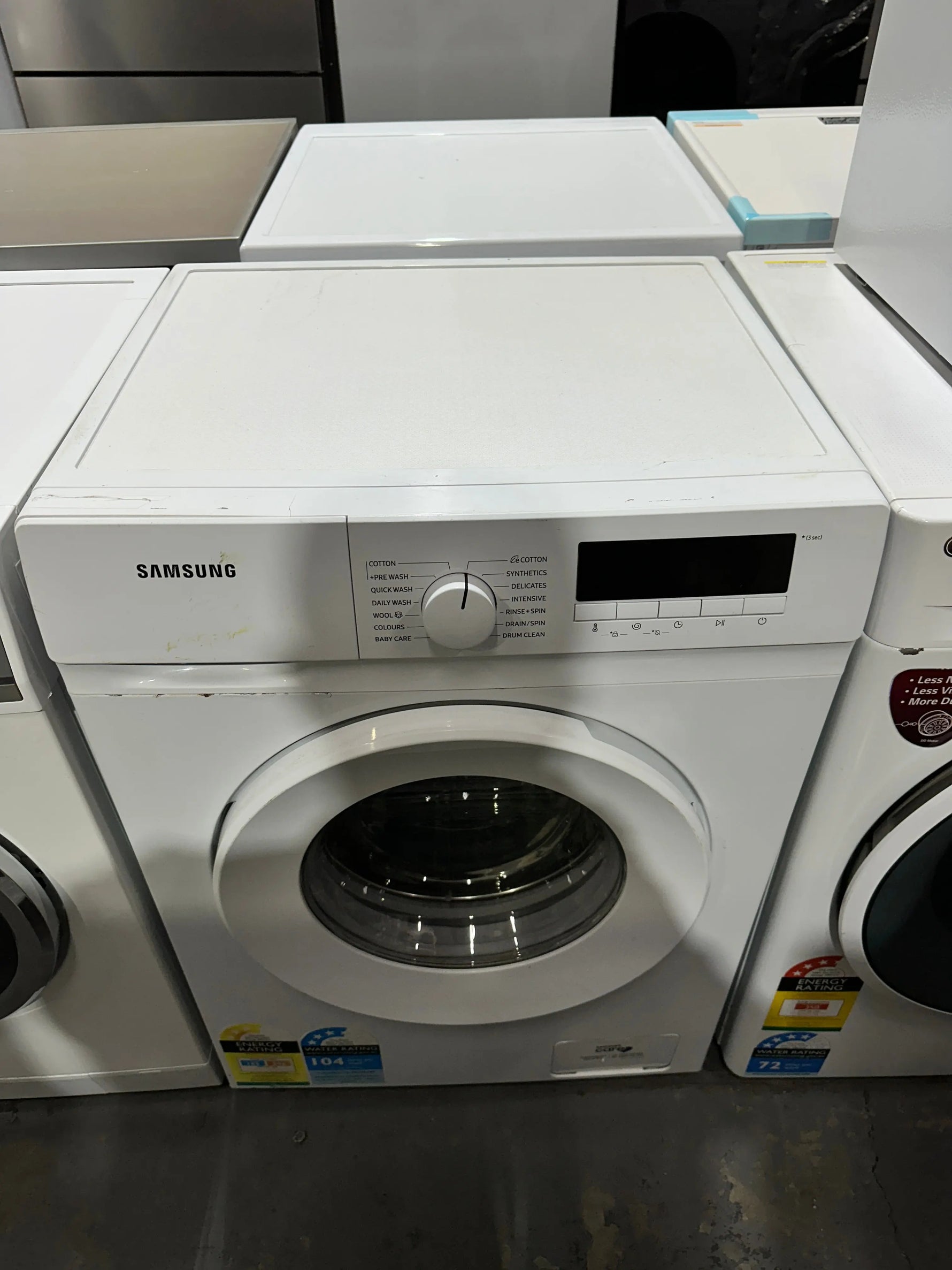 Hisense 8.5 kgs washer factory seconds (6 months warranty), Samsung 8.5 kgs washer (3 months warranty) | Lucky white goods