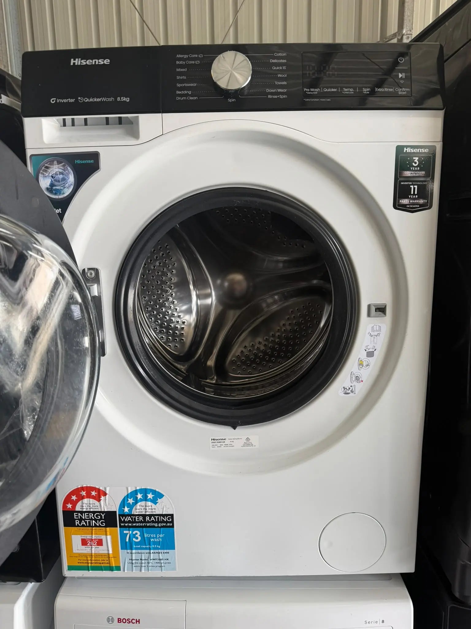 Hisense 8.5kg Everyday Washing Machine – Refurbished