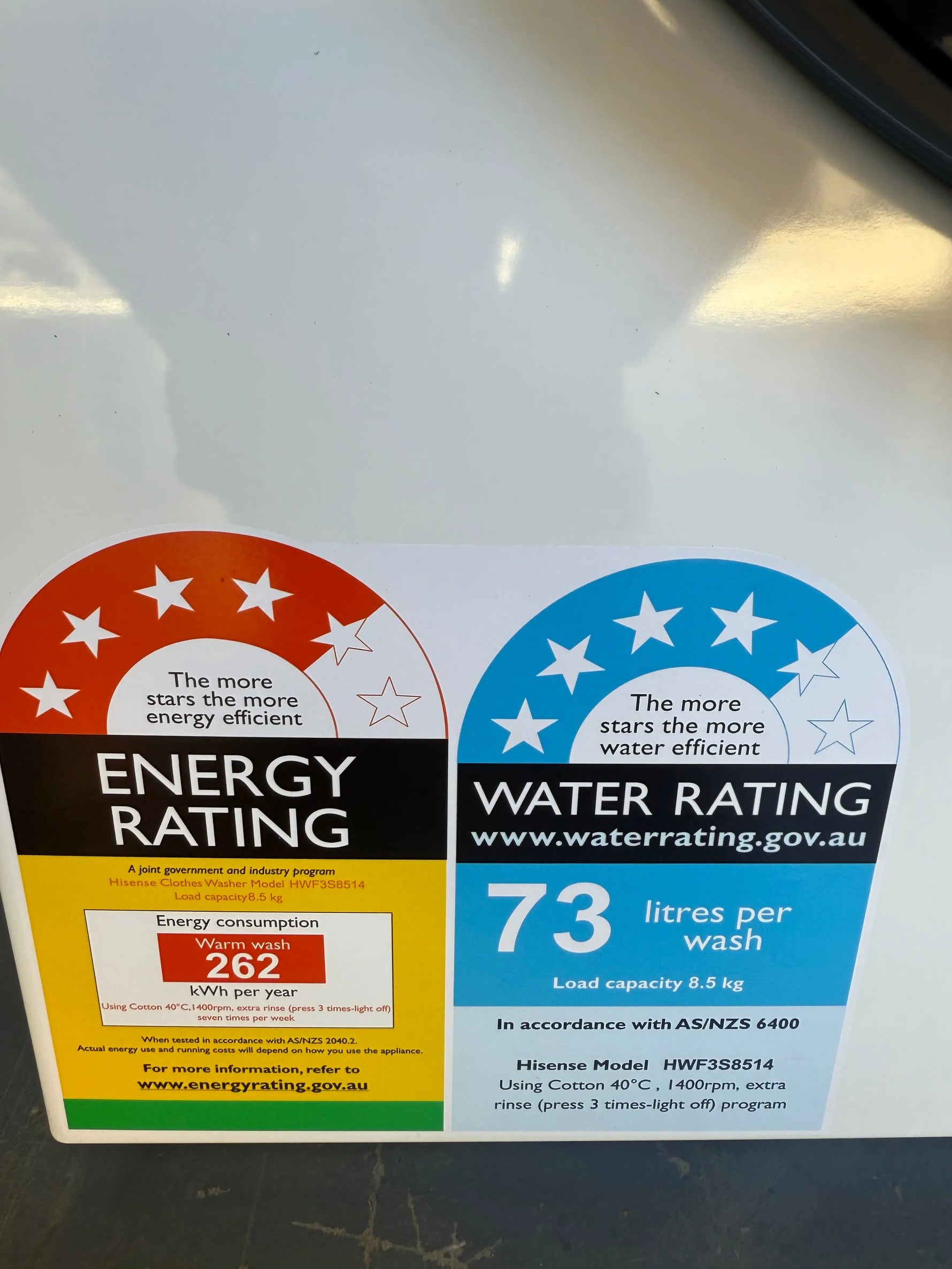 Hisense 8.5kg Front Load Washer – Factory Seconds | HWF3S8514 | MELBOURNE