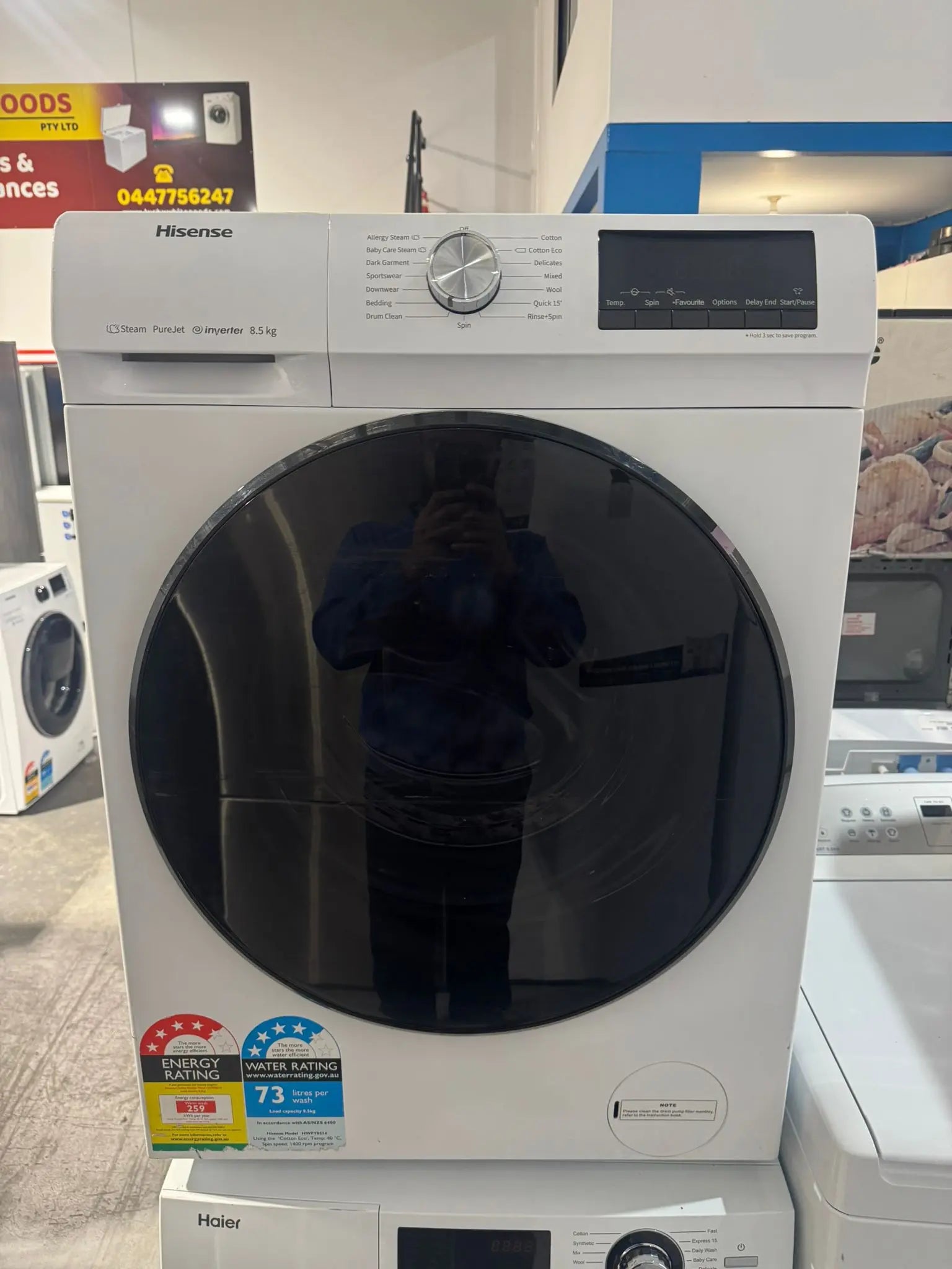Hisense 8.5kg PureJet Front Load Washing Machine – Refurbished | PERTH