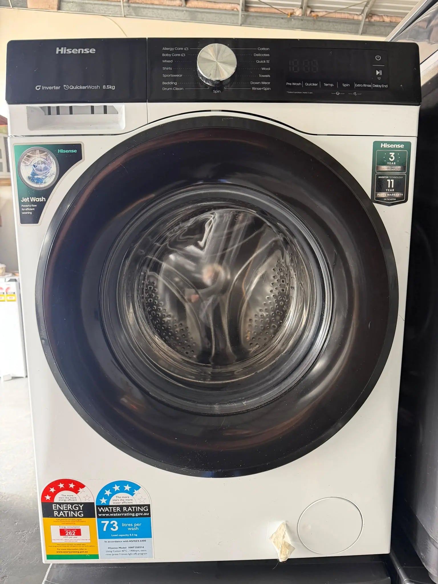 Hisense 8.5kg Washing Machine – Refurbished | BRISBANE