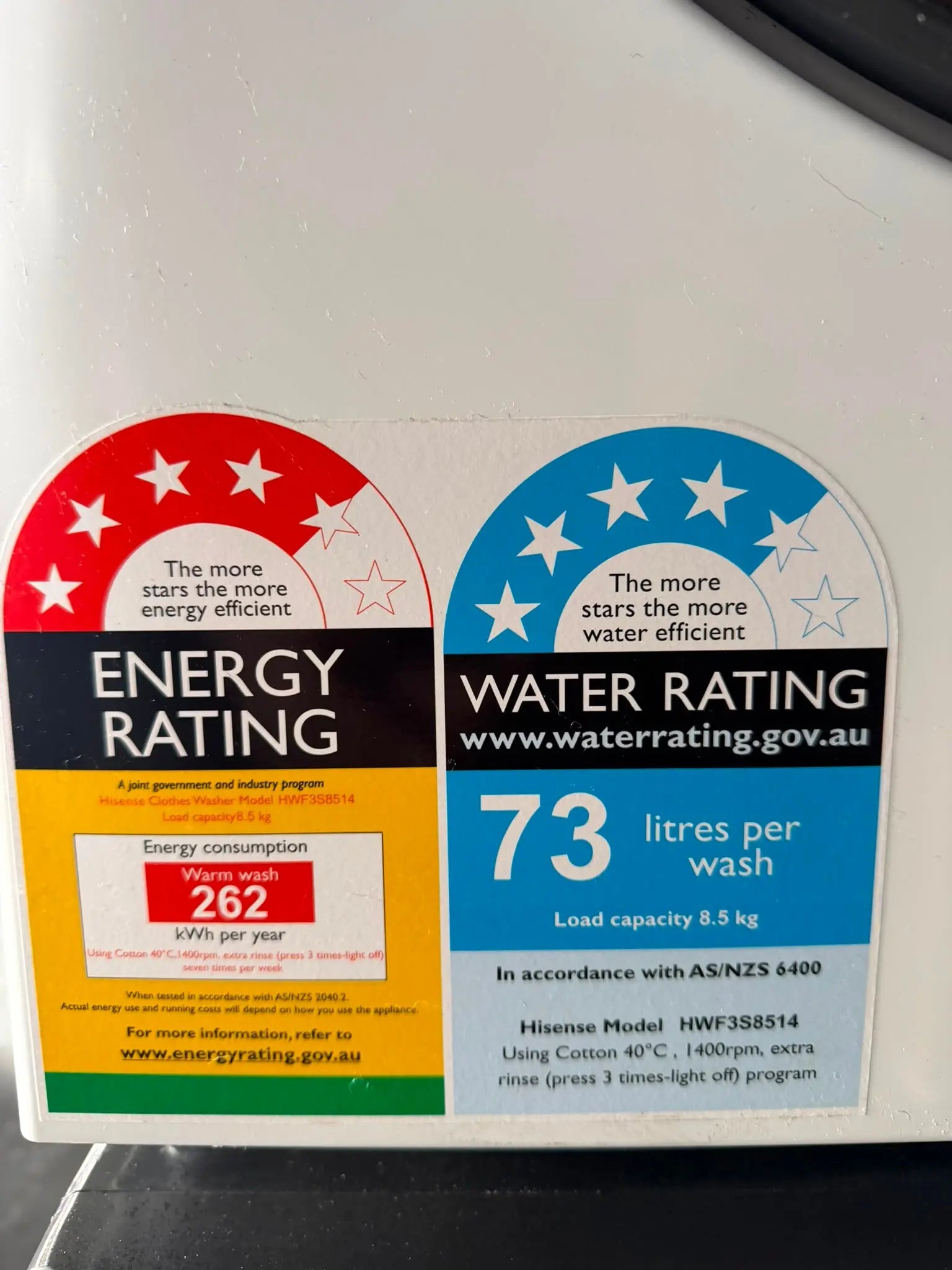 Hisense 8.5kg Washing Machine – Refurbished