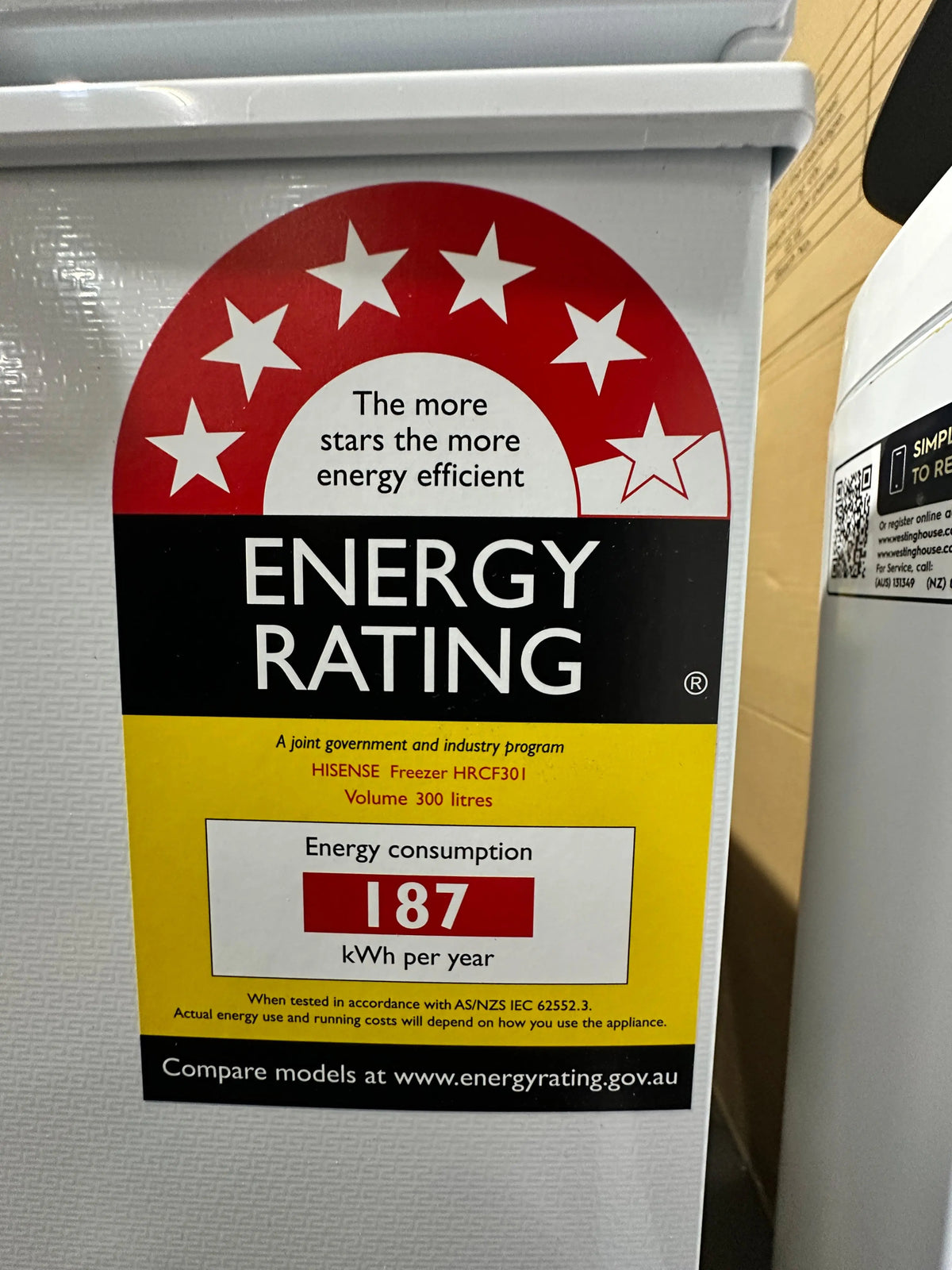Hisense Chest Freezer HRCF301 – Factory Second | ADELAIDE