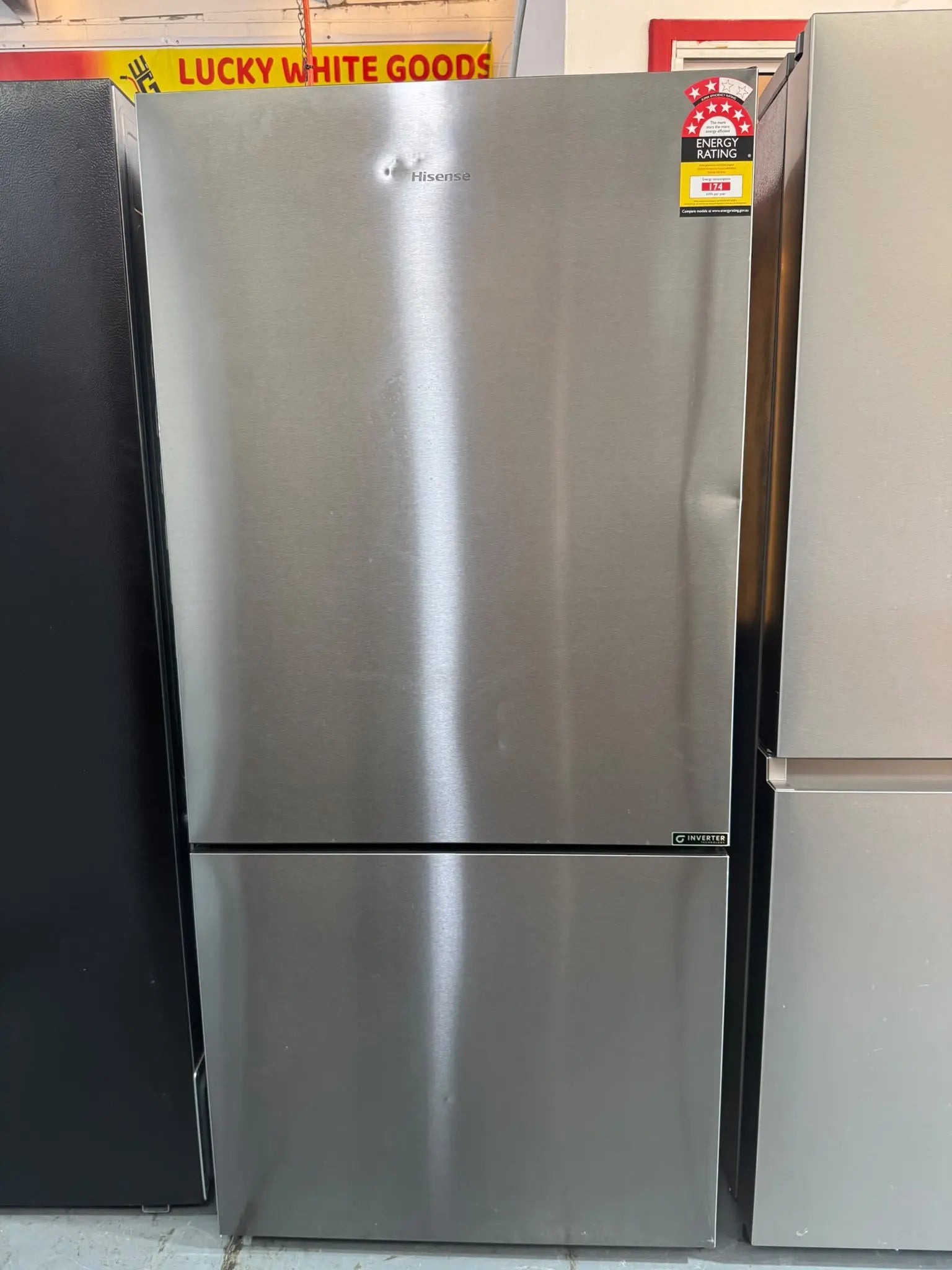 Hisense HRBM503E 503L Bottom Mount Fridge Freezer – Refurbished | SYDNEY
