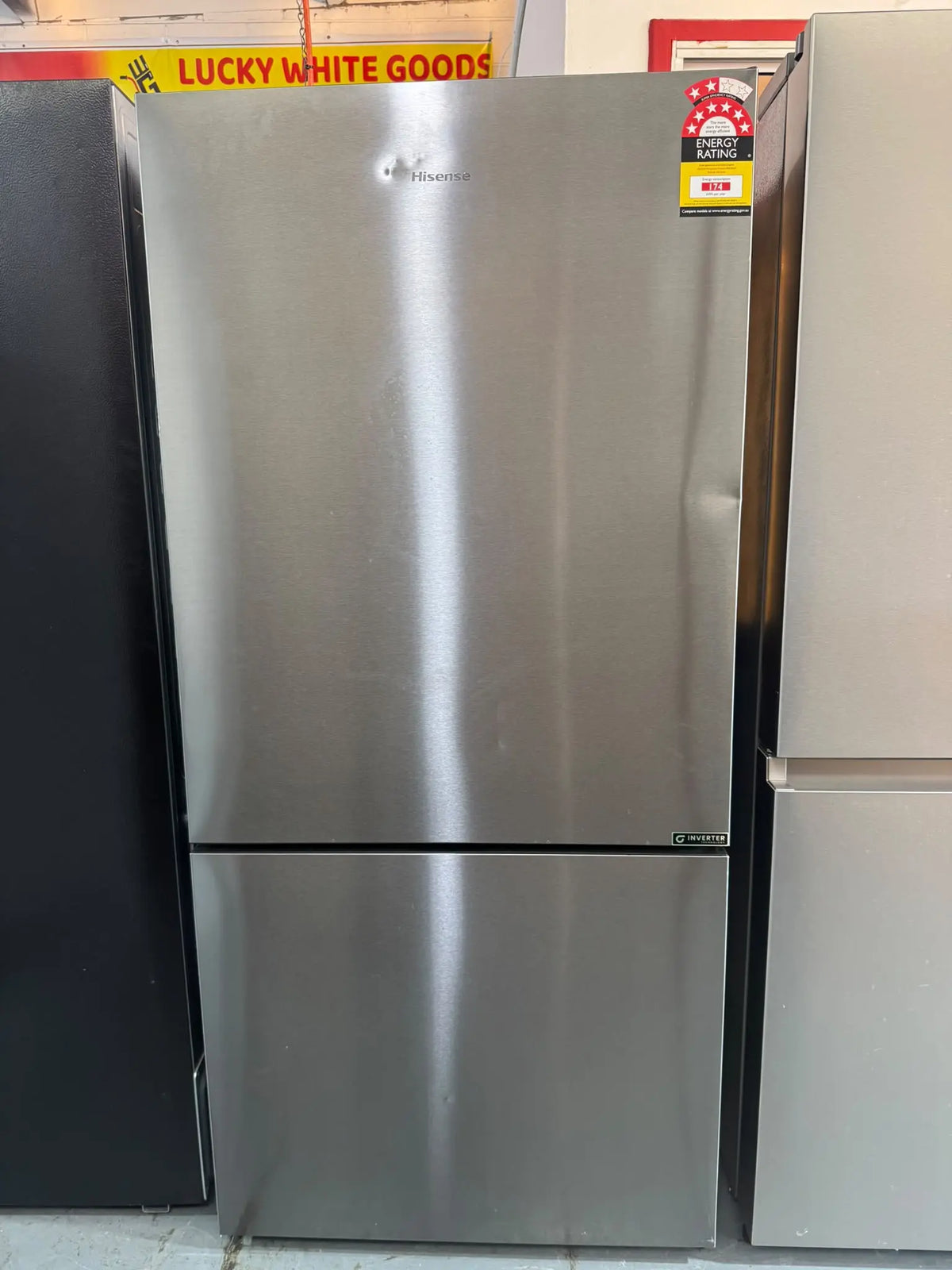 Hisense HRBM503E 503L Bottom Mount Fridge Freezer – Refurbished | SYDNEY