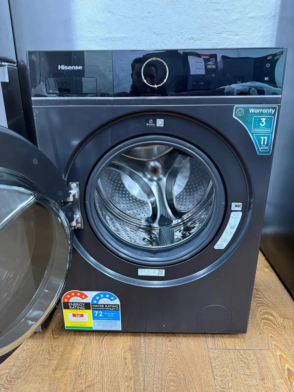 Hisense HRCD640TBW 640L French Door Fridge + Hisense Series 8i 10kg Front Load Washer Combo Package (Refurbished – Melbourne Deal) | RESERVOIR