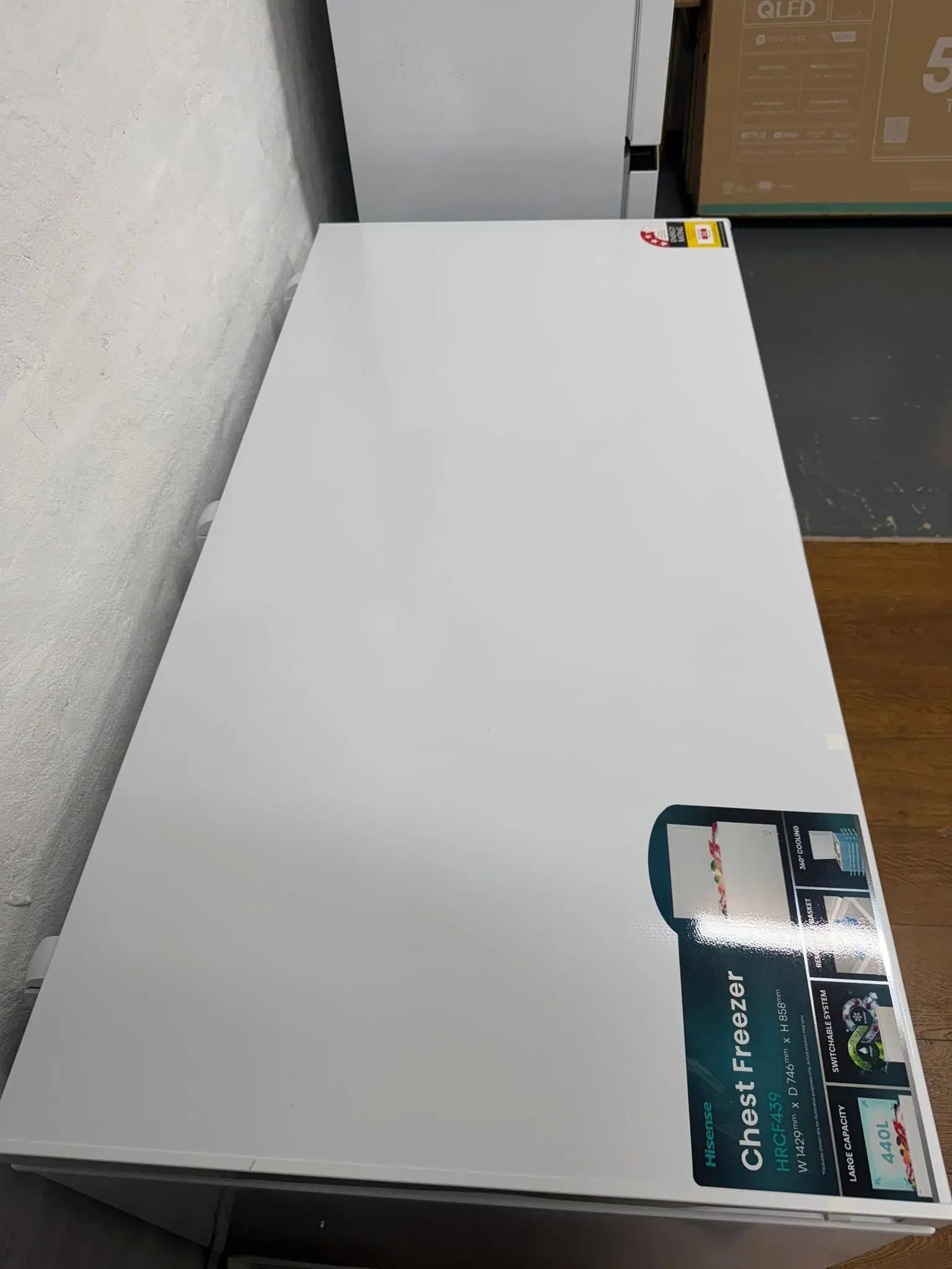 Hisense HRCF439 440L Hybrid Chest Freezer – White (Brand New, Fridge/Freezer Convertible) | RESERVOIR