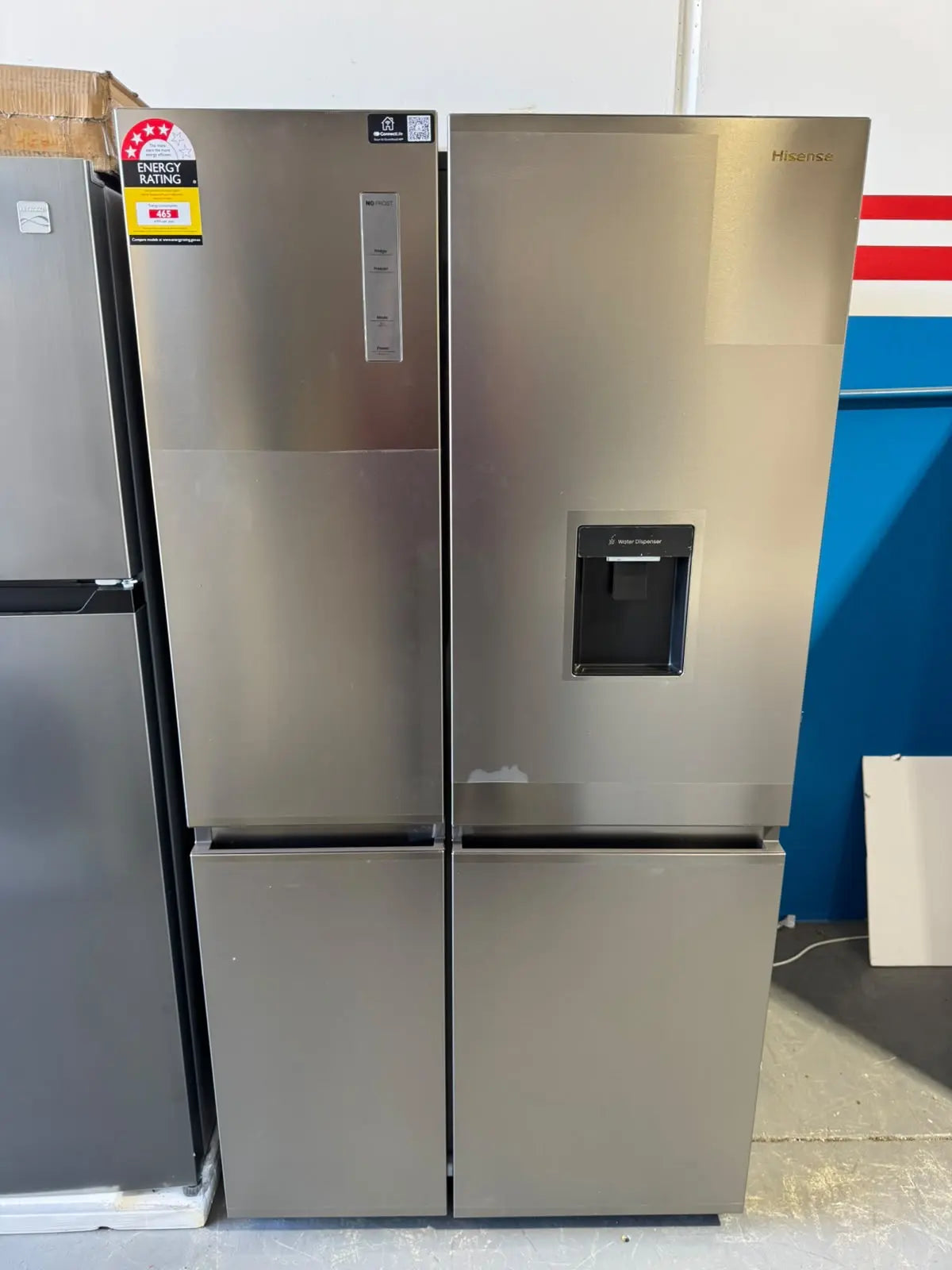Hisense HRSBS649SW 649L Side-by-Side Fridge Freezer – Factory Second | PERTH