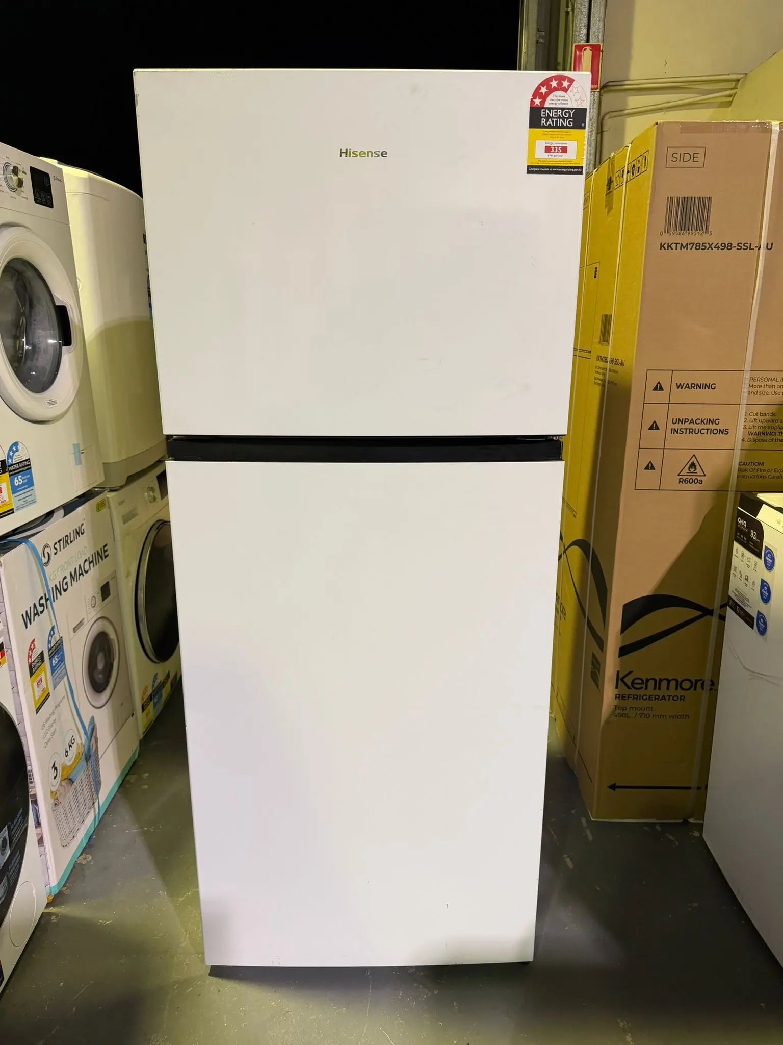 Hisense HRTF424 Top Mount Fridge – Refurbished | BRISBANE