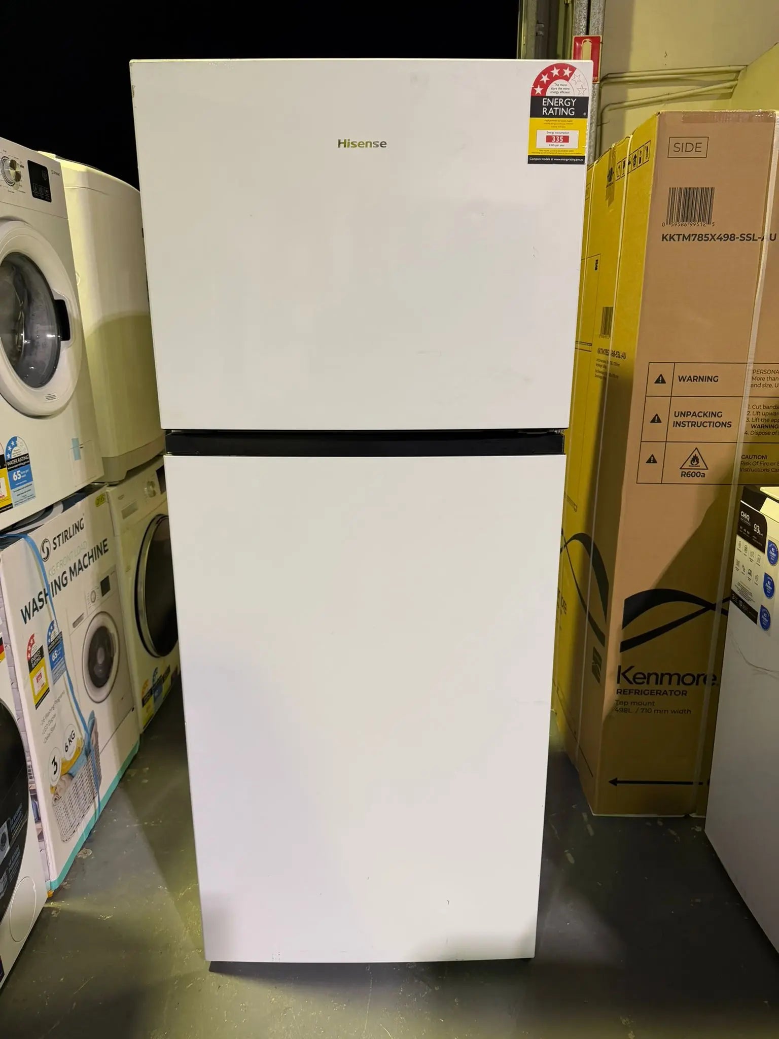 Hisense HRTF424 Top Mount Fridge – Refurbished | BRISBANE