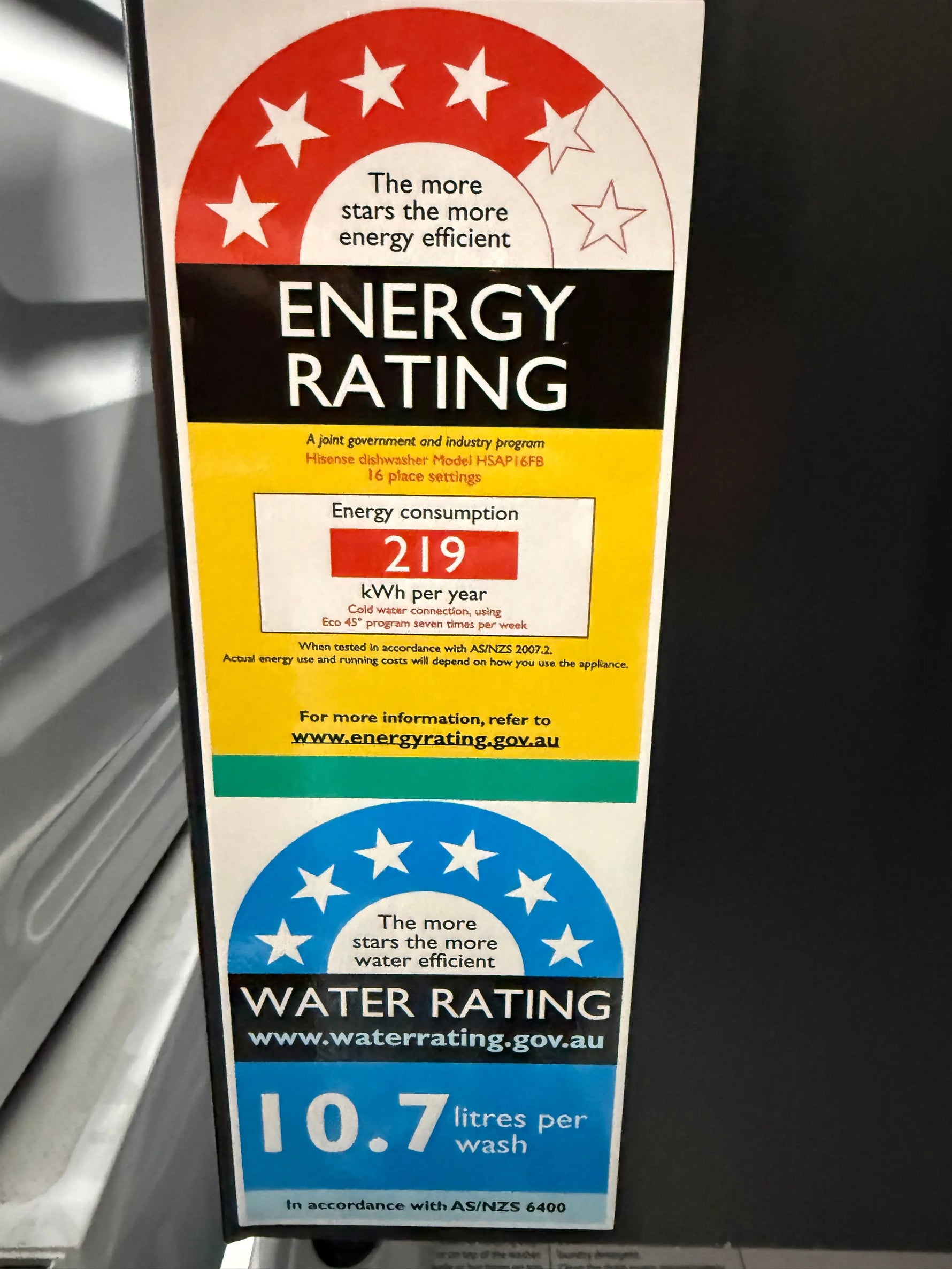 Hisense HSAP16FB 16‑Place Freestanding Dishwasher –FACTORY SECONDS | MELBOURNE