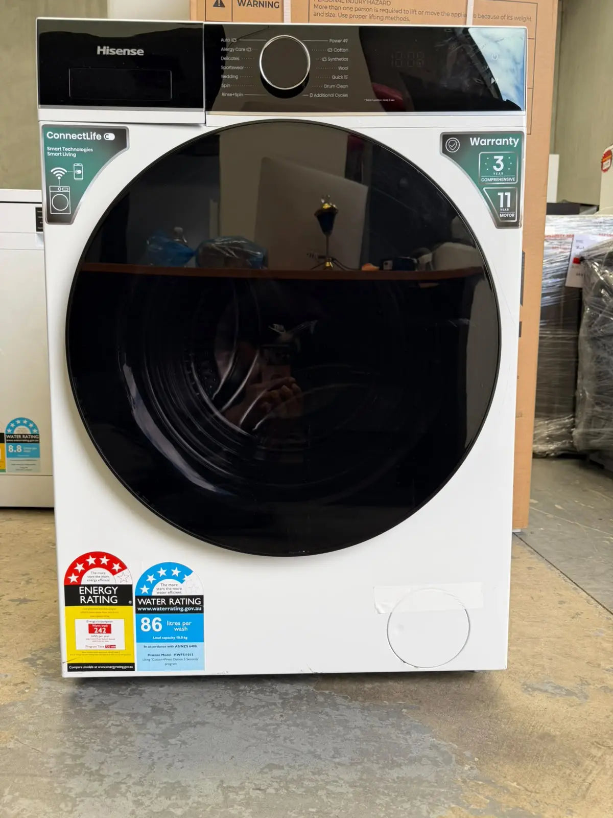 Hisense HWF5I1015 10kg Front Load Washing Machine – Refurbished | MELBOURNE