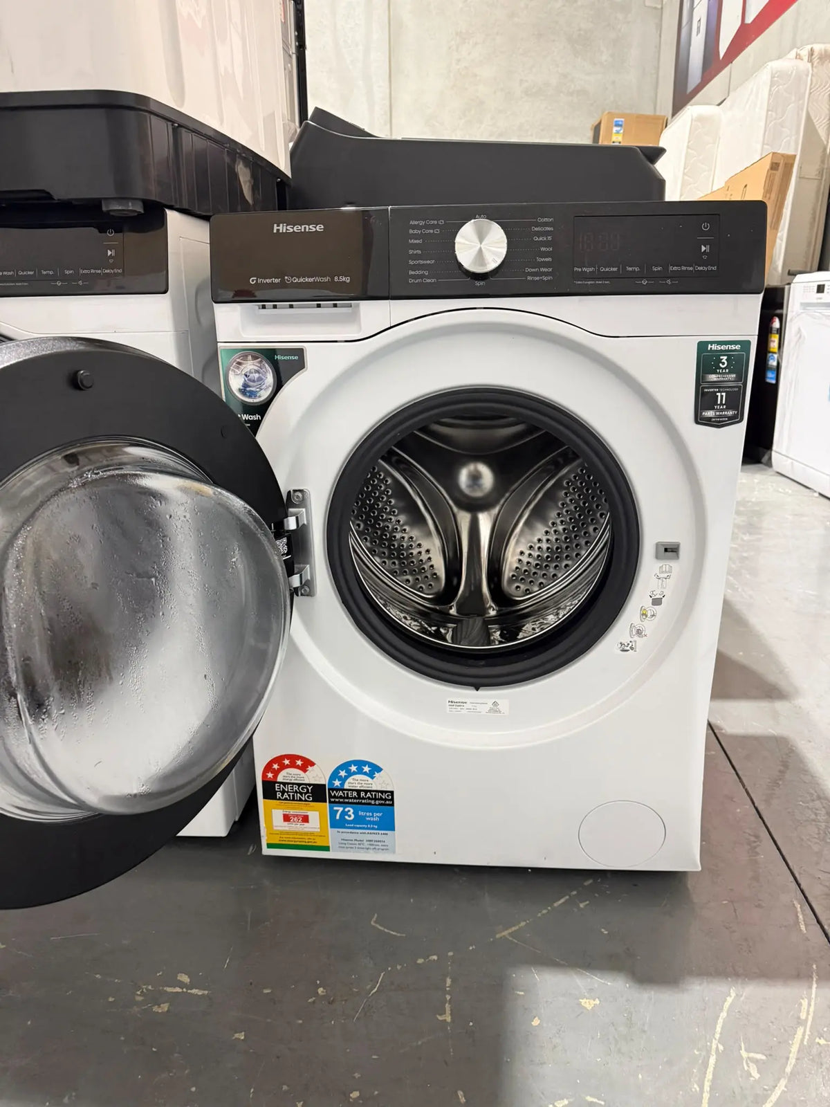 Hisense Series 3 8.5kg Front Load Washer – Factory Second | MELBOURNE