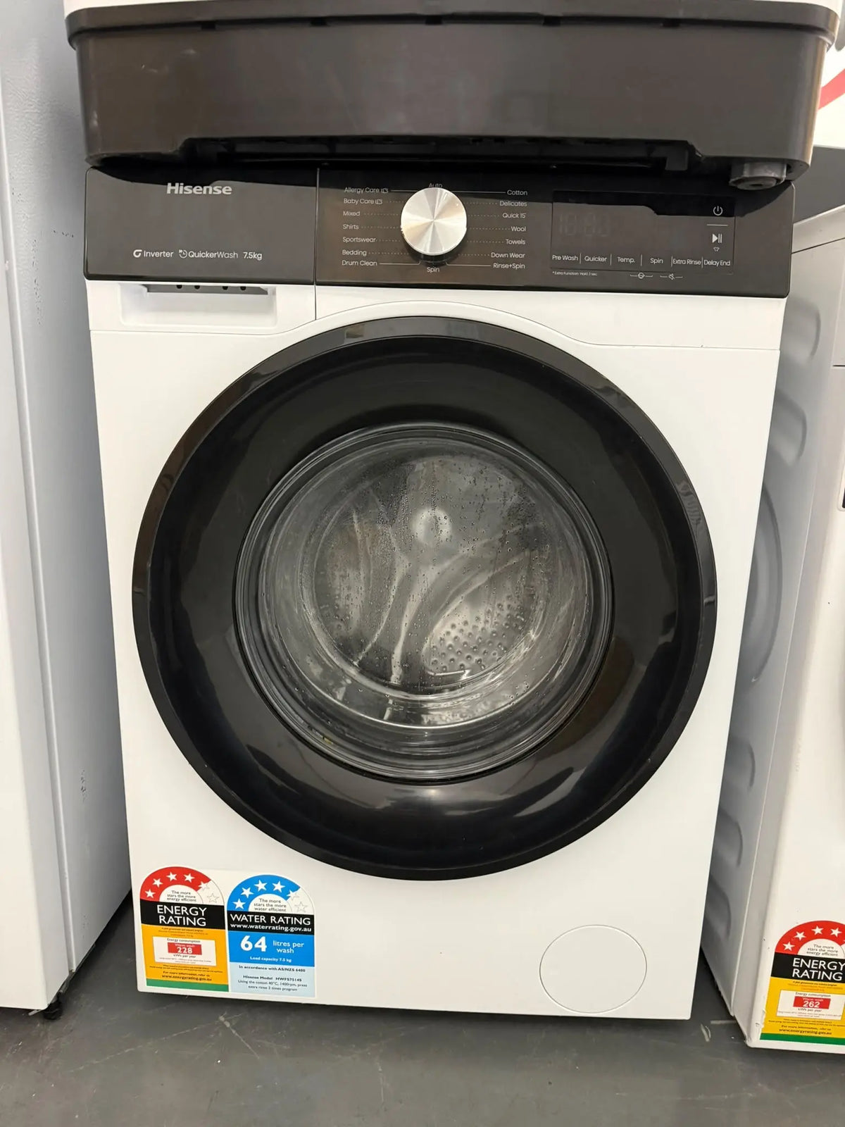 Hisense Series 3S 7.5kg Front Load Washer – Factory Second | MELBOURNE