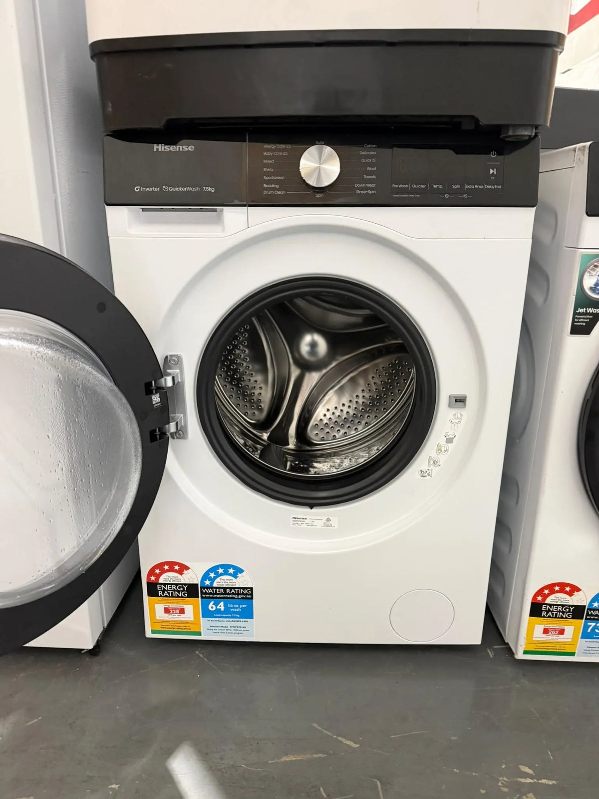 Hisense Series 3S 7.5kg Front Load Washer – Factory Second | MELBOURNE