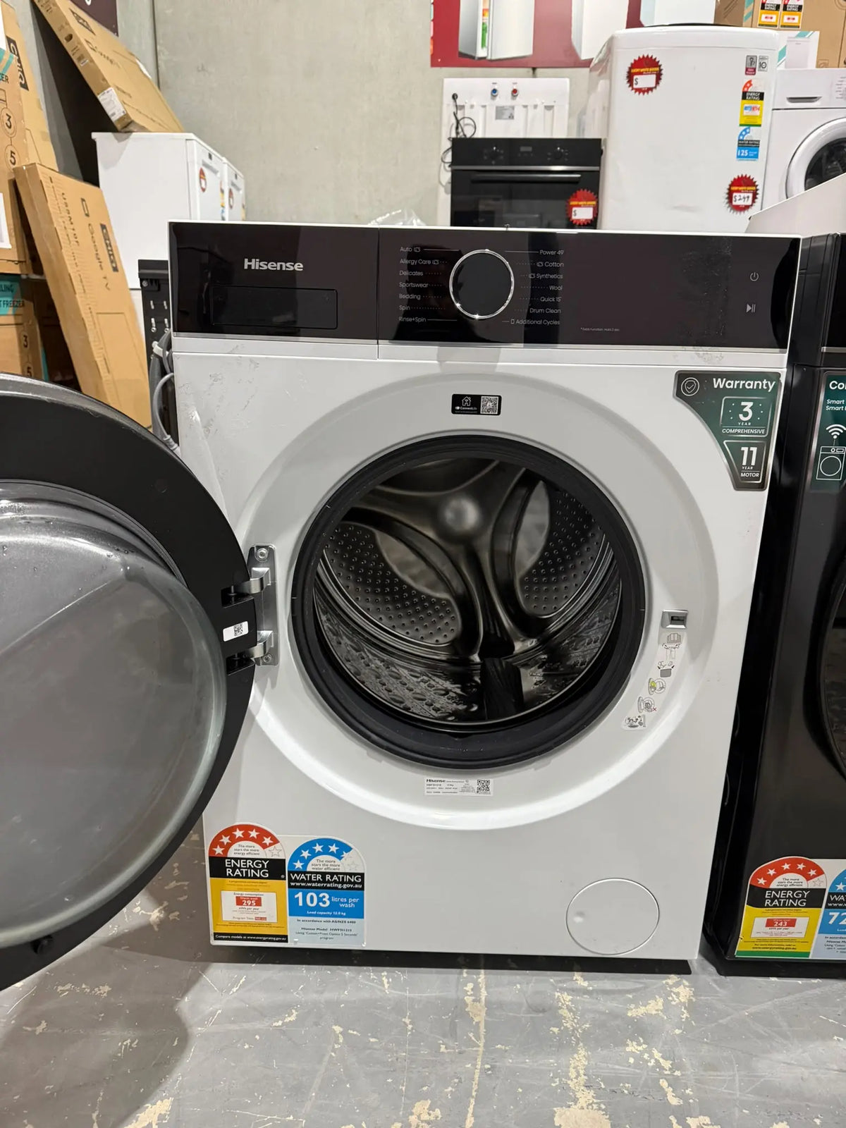 Hisense Series 5 12kg Front Load Washer – Factory Second | MELBOURNE